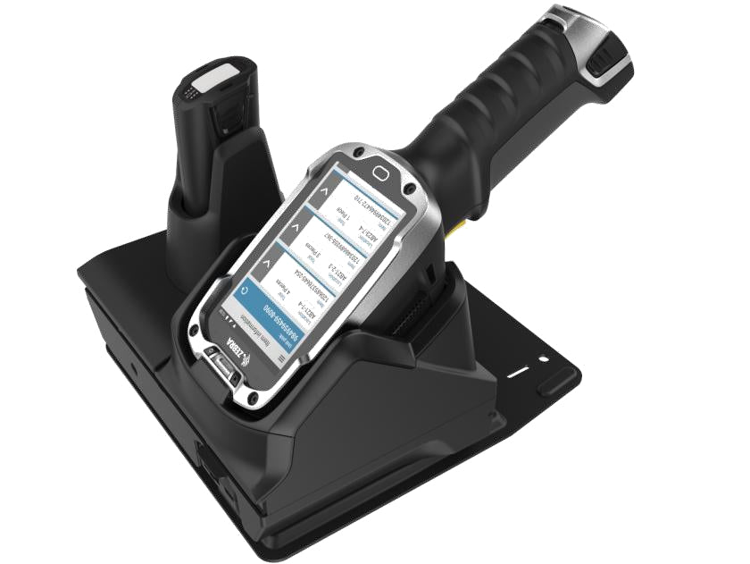 Zebra Ladestation – CRD-TC8X-2SUCHG-01 – 2-Slot, USB – für TC8000 – schwarz – inklusive Ersatzbatterieladegerät