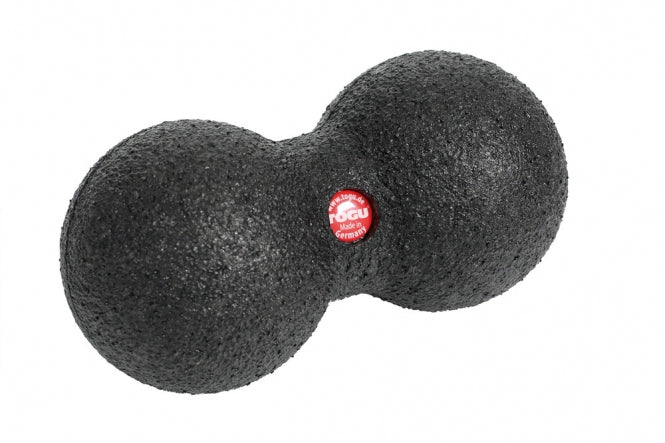 TOGU Massageball DuoBall – hart – 16 × 8 cm – schwarz