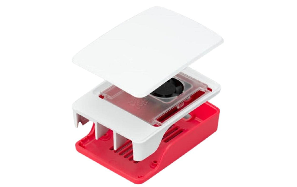 Raspberry Pi SC1159 Gehäuse für Raspberry Pi 5 – Rot/Weiss