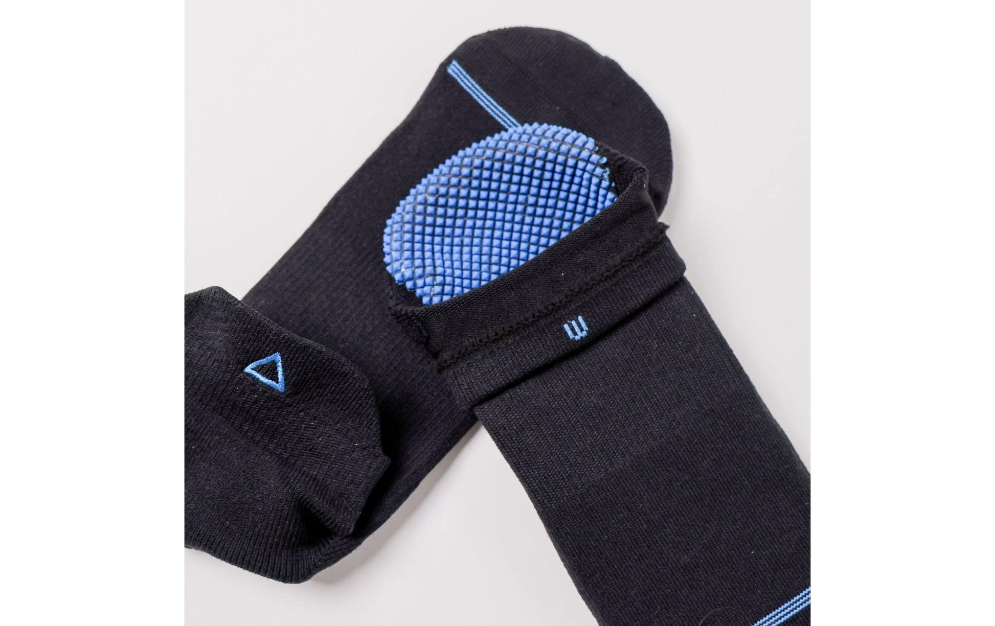 NABOSO Socken Recovery Socks Grip – S, 2 Paar – Schwarz/Blau