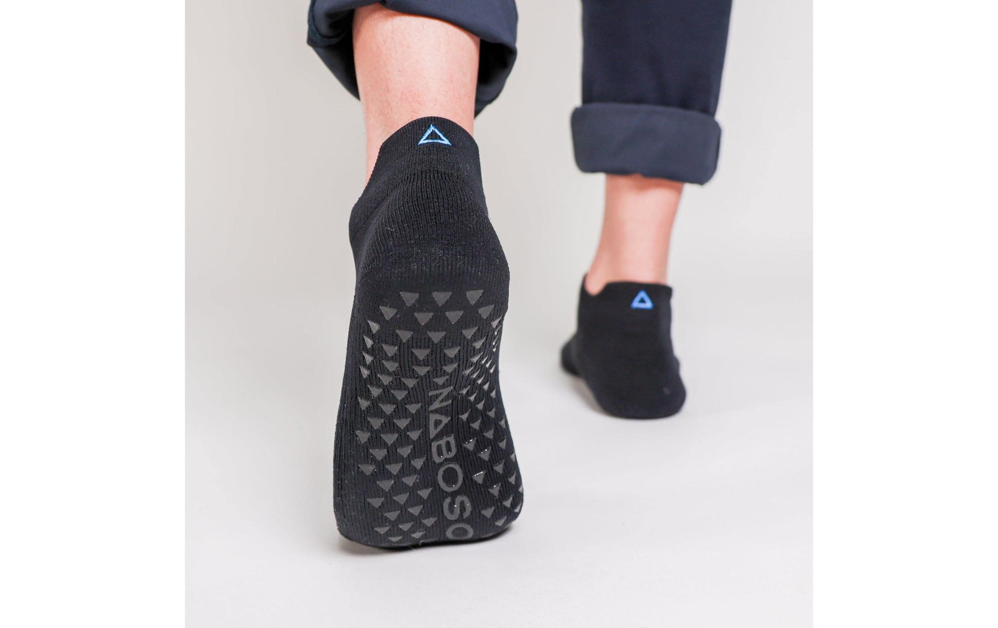 NABOSO Socken Recovery Socks Grip – schwarz, Grösse 43–45,5