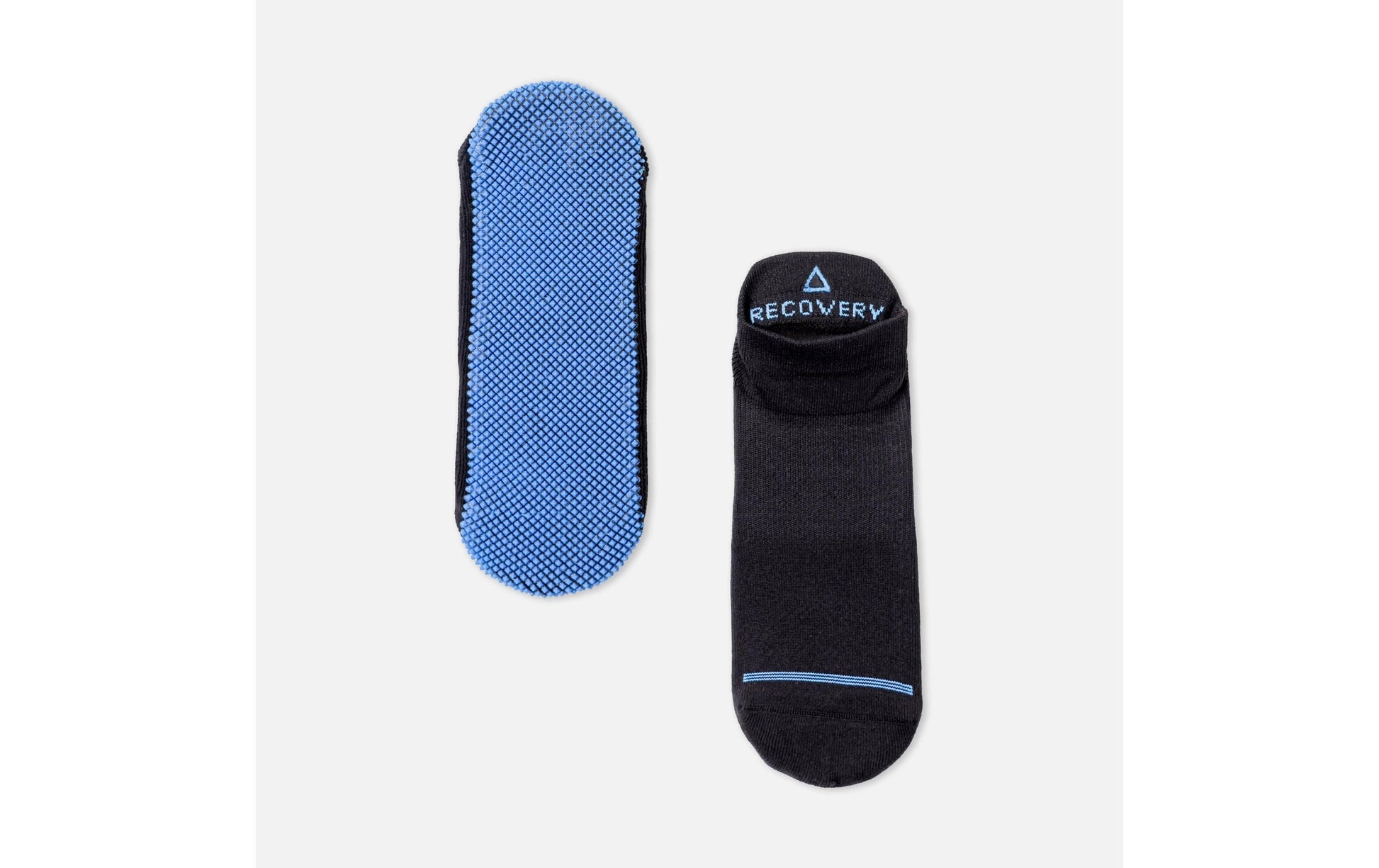 NABOSO Socken Recovery Socks Grip – S, 2 Paar – Schwarz/Blau