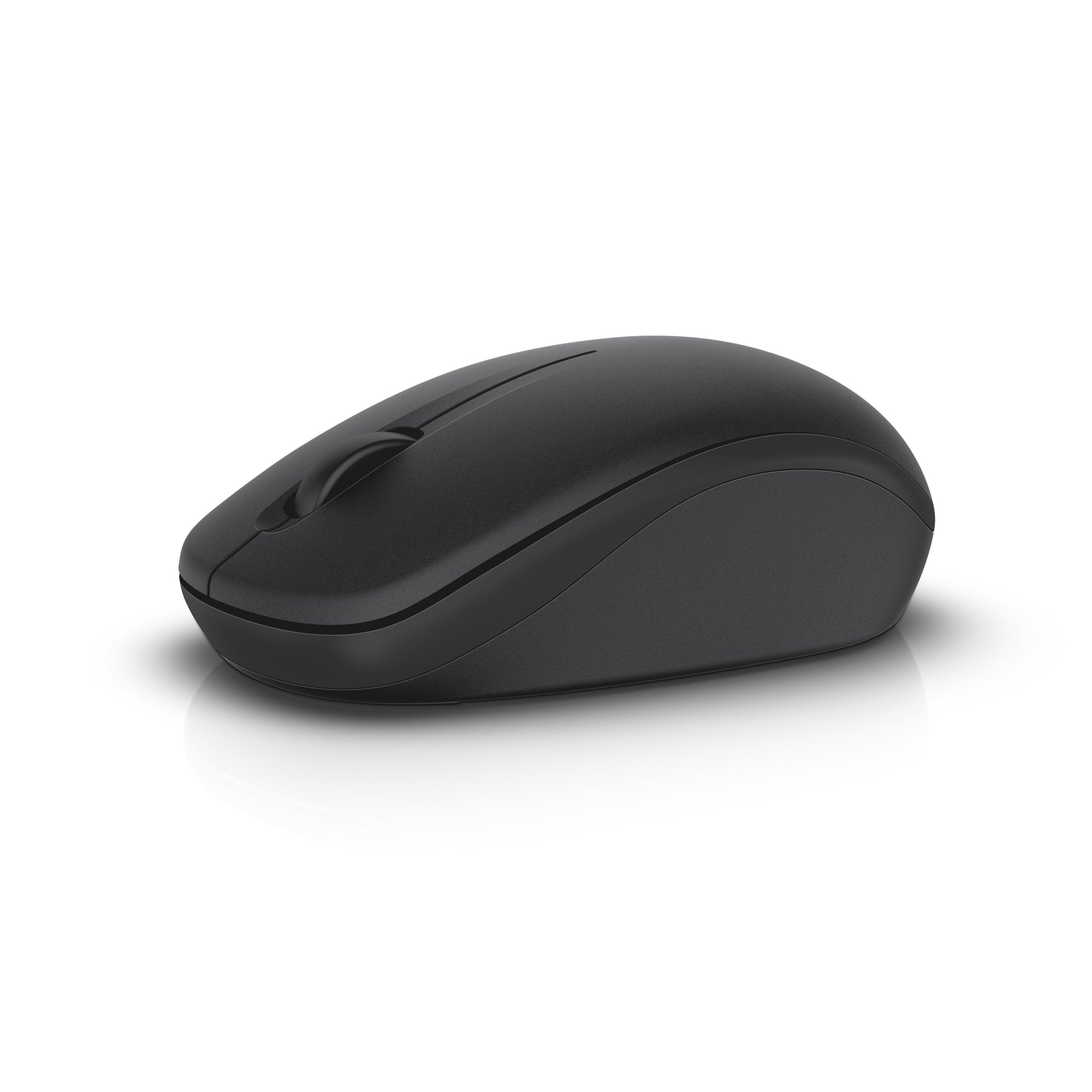 Dell WM126 Maus – kabellos, 2,4 GHz, 3 Tasten, schwarz