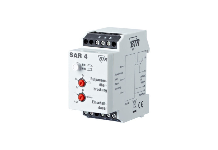 METZ CONNECT Relais mit Sockel – 230 V, 50 Hz, 35×60×69,3 mm – Weiss – SAR 4