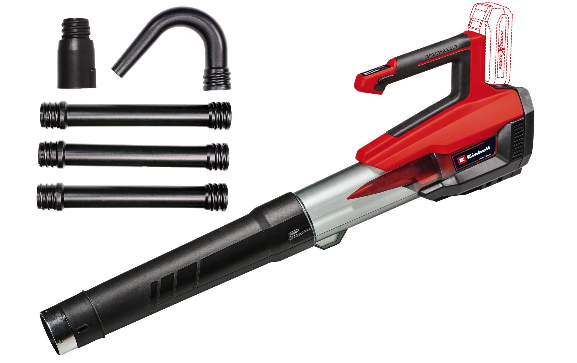 Einhell professional Einhell GP-LB 18/200 Li GK Akku-Laubbläser – 18 V – 200 km/h – Solo – Power X-Change