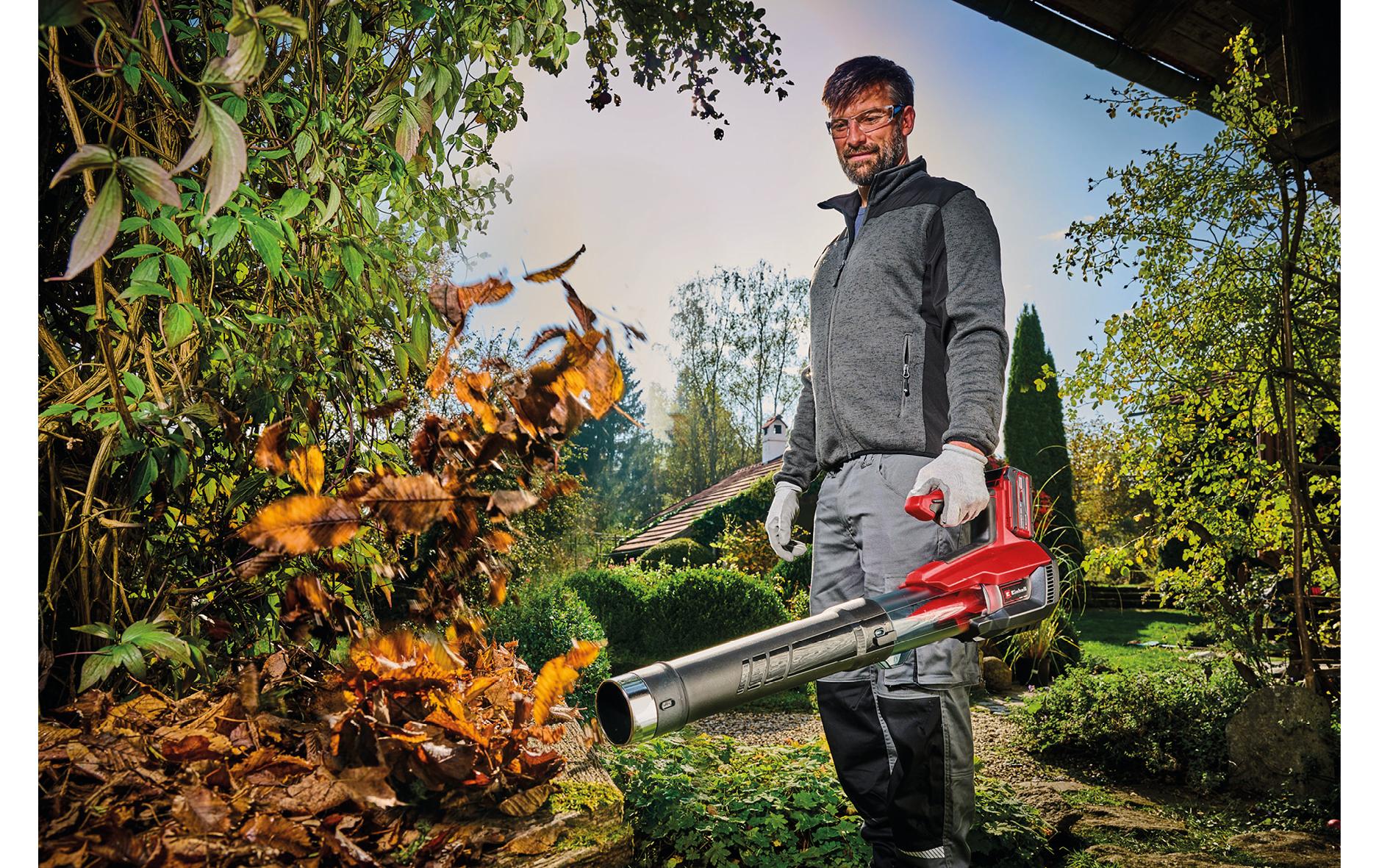 Einhell professional Einhell GP-LB 18/200 Akku-Laubbläser – 18 V – Luftstrom 200 km/h – Solo – Power X-Change