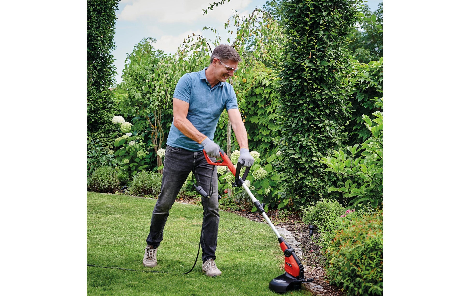 Einhell GC-ET 4530 Rasentrimmer – Netzbetrieb – Schnittbreite 300 mm – Faden