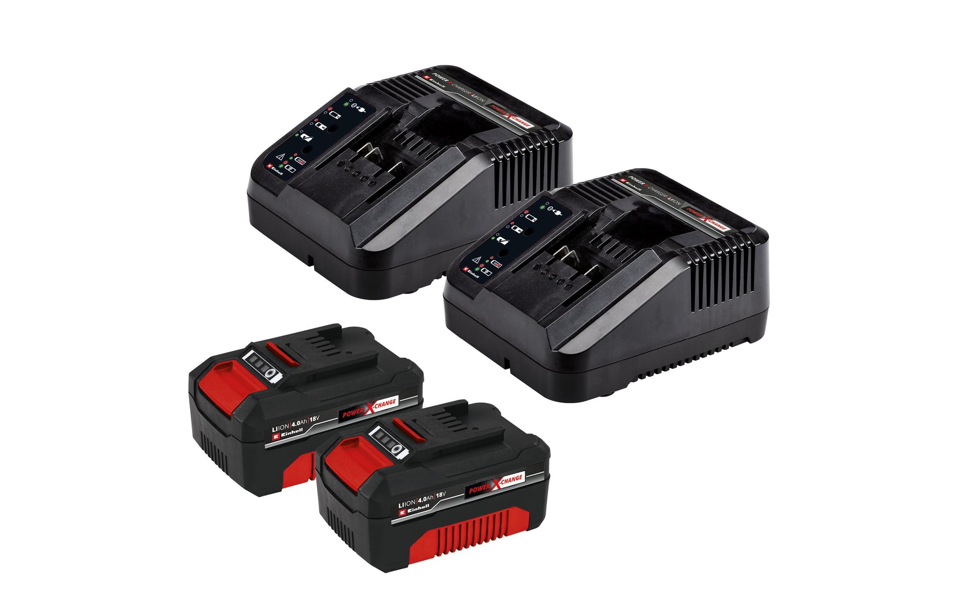 Einhell GE-CM 36/36 Li Akku-Rasenmäher – 18 V – Schnittbreite 36 cm – 2×4,0 Ah & Ladegerät – Power X-Change