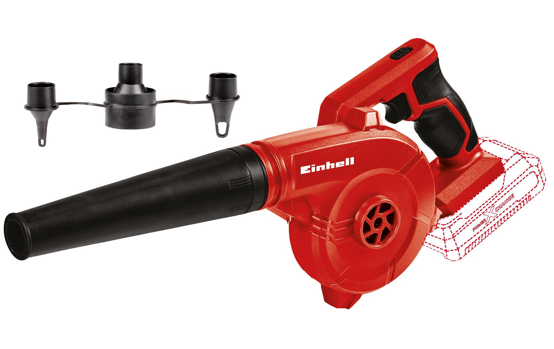 Einhell TE-CB 18/180 Li Akku-Laubbläser – 18 V – Luftstrom 180 km/h – Solo – Power X-Change