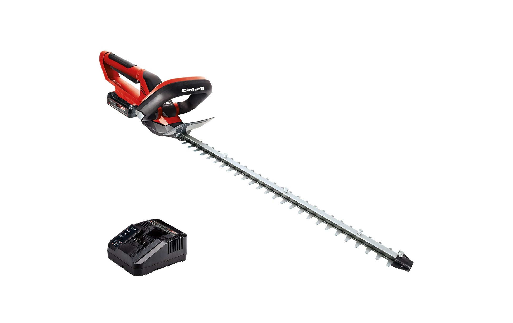 Einhell GC-CH 1855/1 Akku-Heckenschere – Schnittlänge 55 cm – 1×2,5 Ah & Ladegerät – Power X-Change