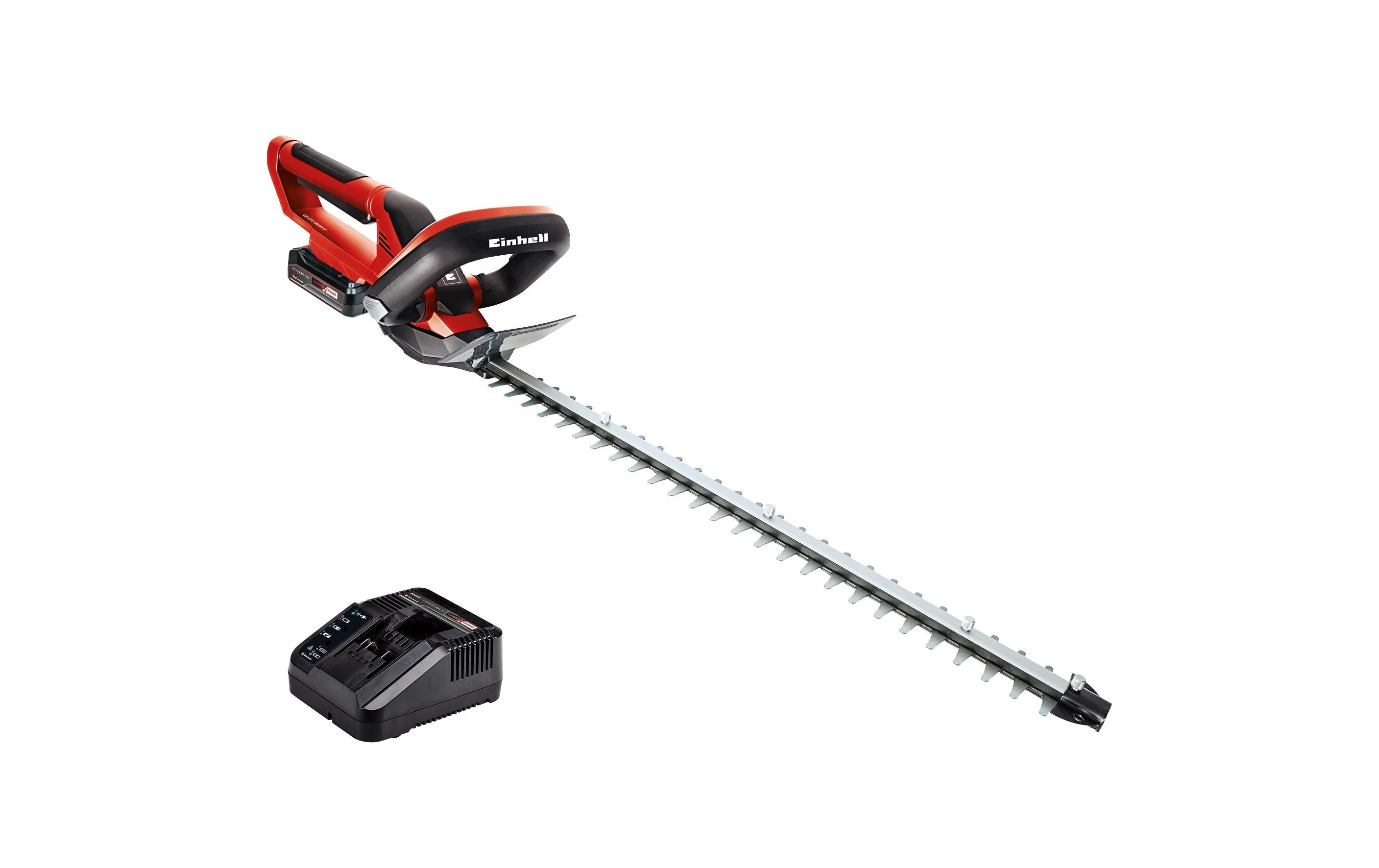Einhell GC-CH 1855/1 Akku-Heckenschere – Schnittlänge 55 cm – 1×2,5 Ah & Ladegerät – Power X-Change