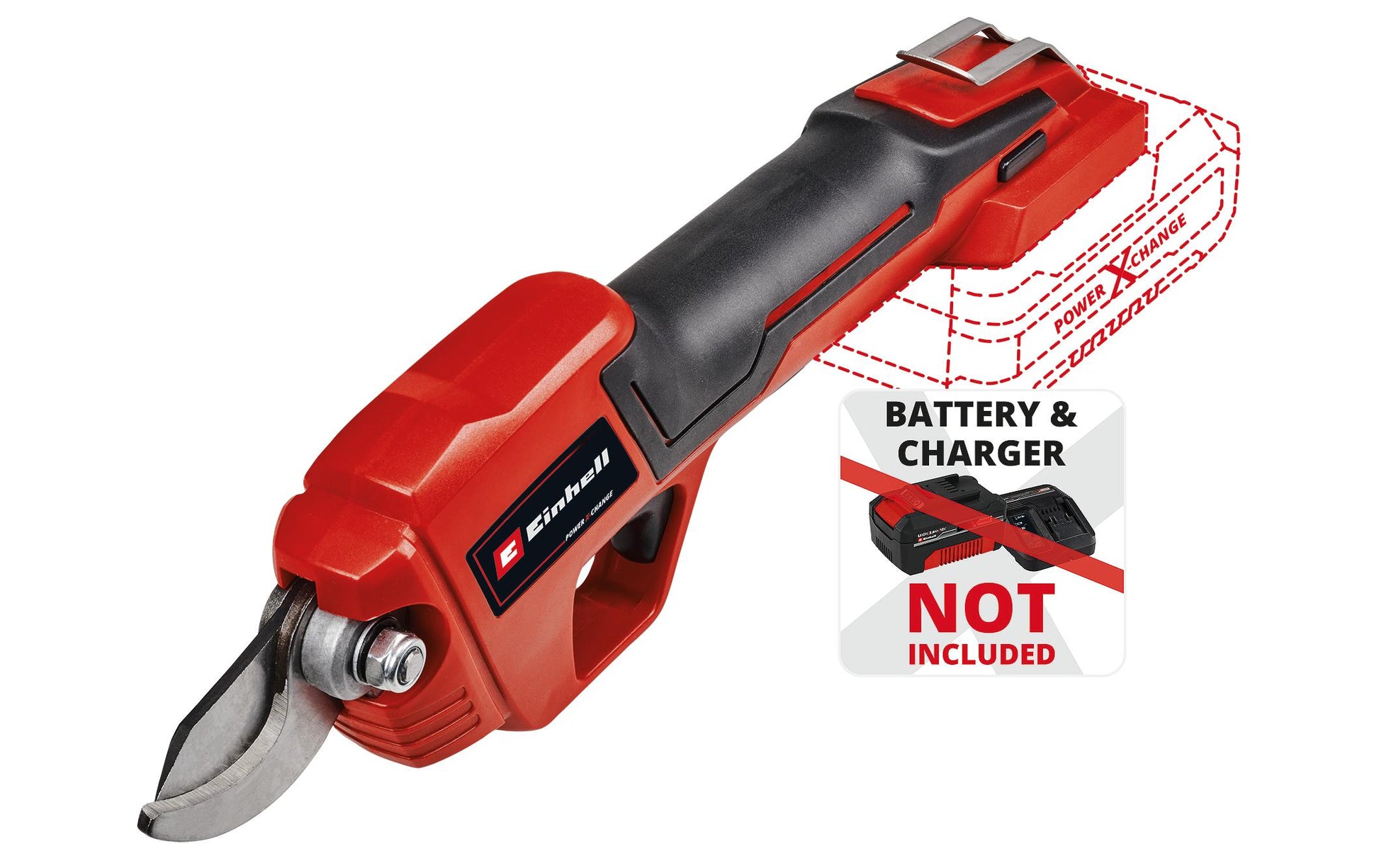 Einhell GE-LS 18 Li Akku-Astschere – 18 V – Schnittbreite 28 mm – Solo – Power X-Change
