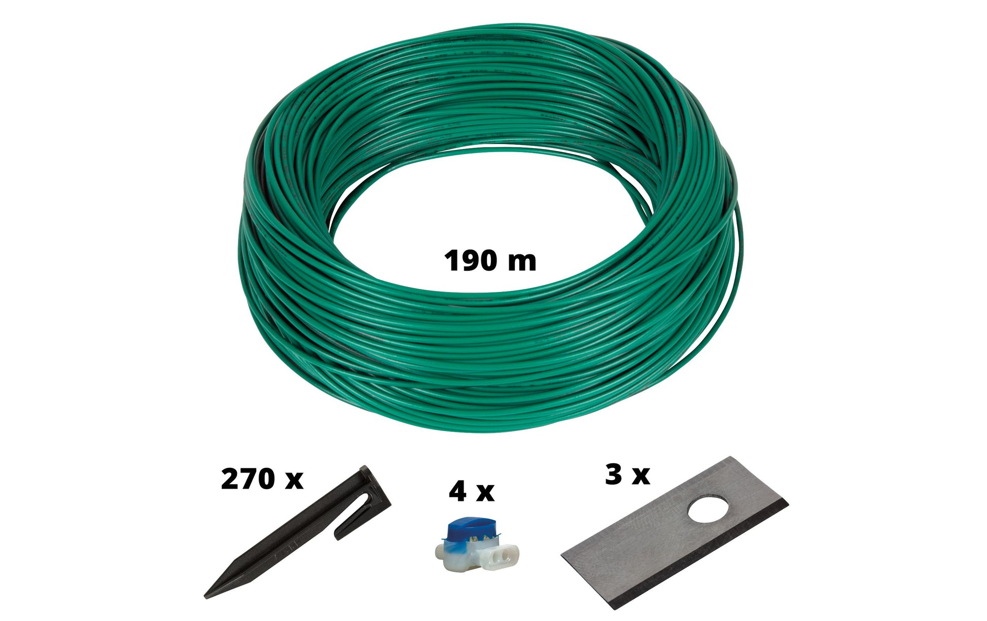 Einhell Installations-Kit 900 m² – 190 m, 270 Stk