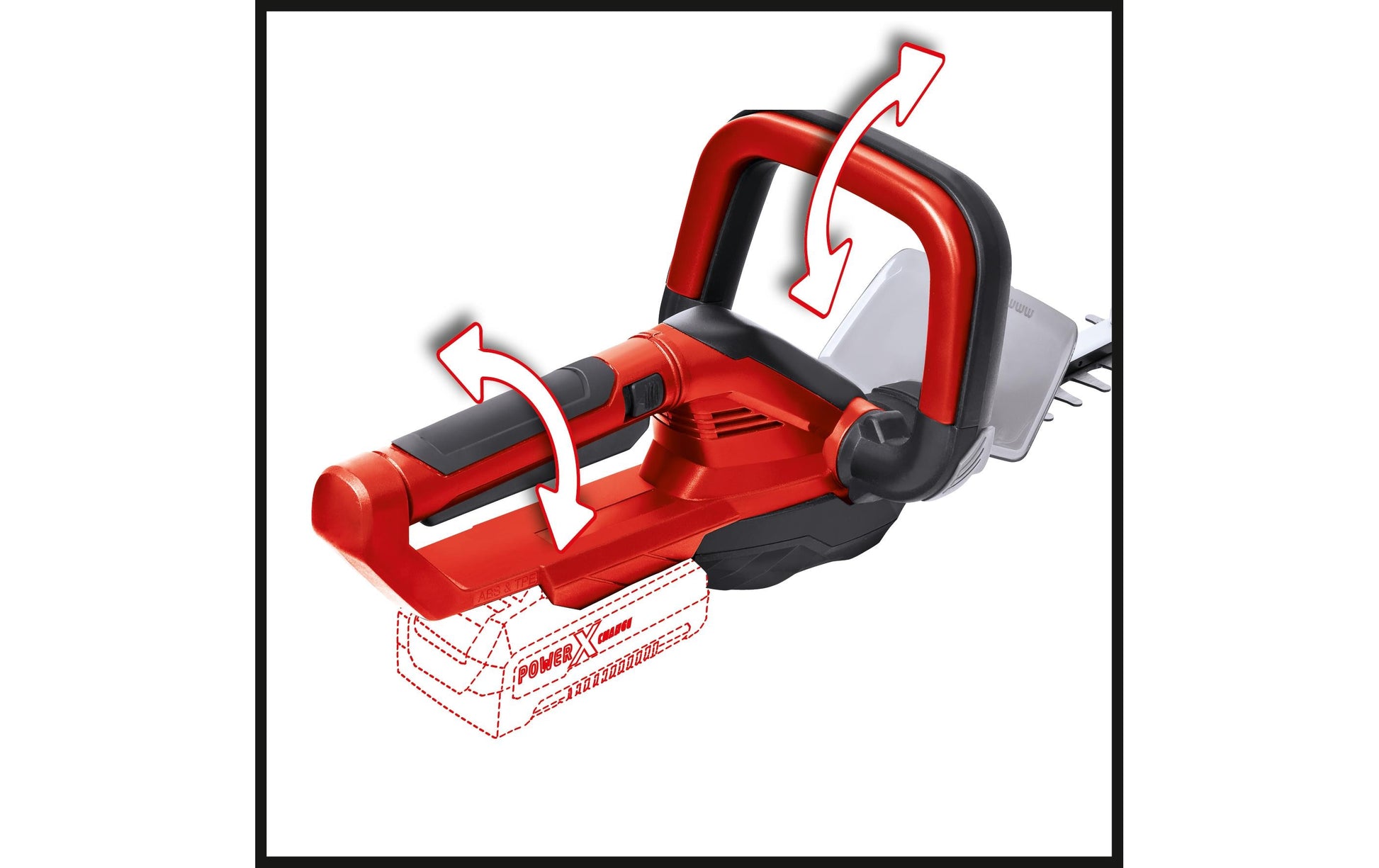 Einhell GE-CH 1855/1 Li Akku-Heckenschere – Schwertlänge 620 mm – Solo – Power X-Change