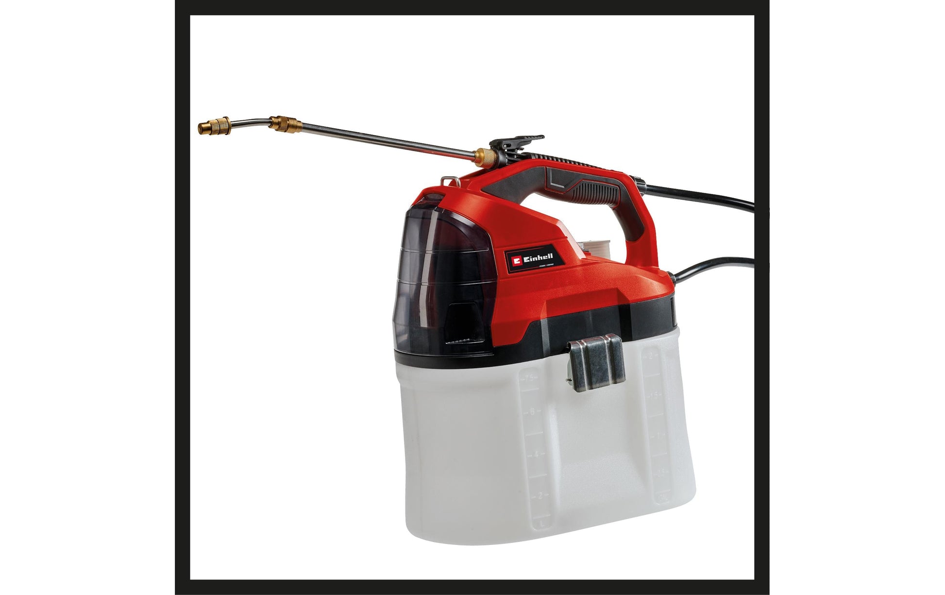 Einhell Drucksprüher 18/75 – 7,5 l, Akku – Schwarz/Rot