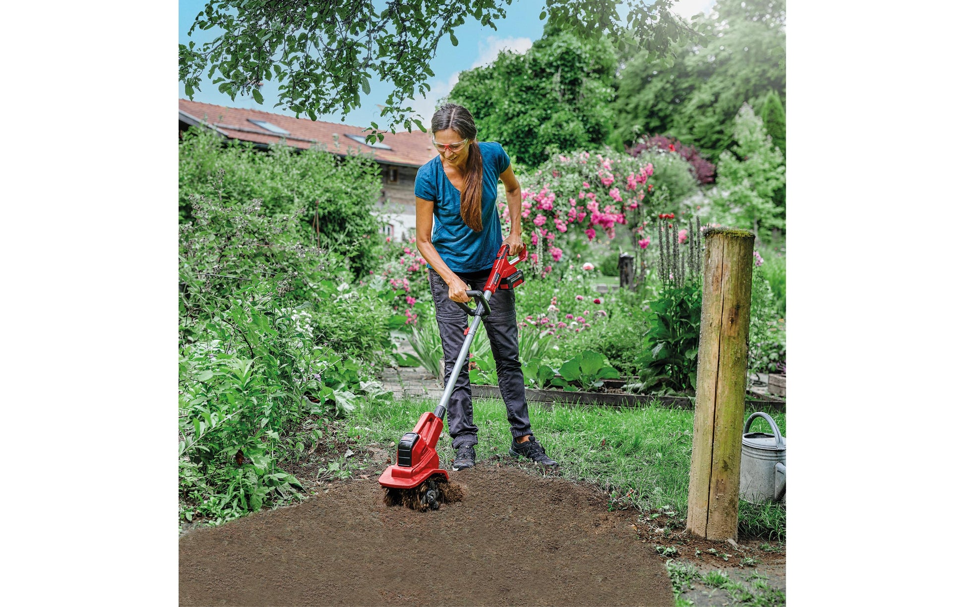 Einhell GE-CR 18/20 Li Akku-Bodenhacke – 18 V – Arbeitsbreite 200 mm – Solo – Power X-Change