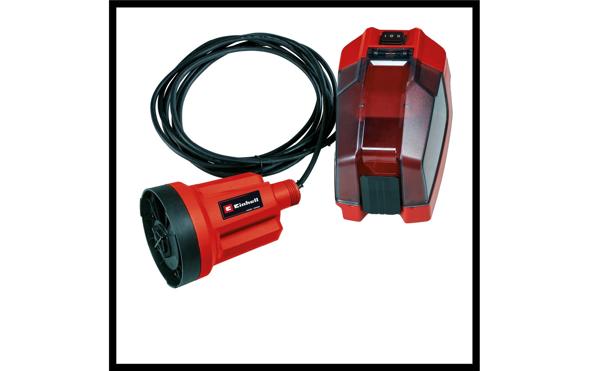 Einhell GE-SP 18 LL Li Klarwasserpumpe – 8 m Förderhöhe, 4500 l/h, Power X-Change, inkl. Akku 4,0 Ah