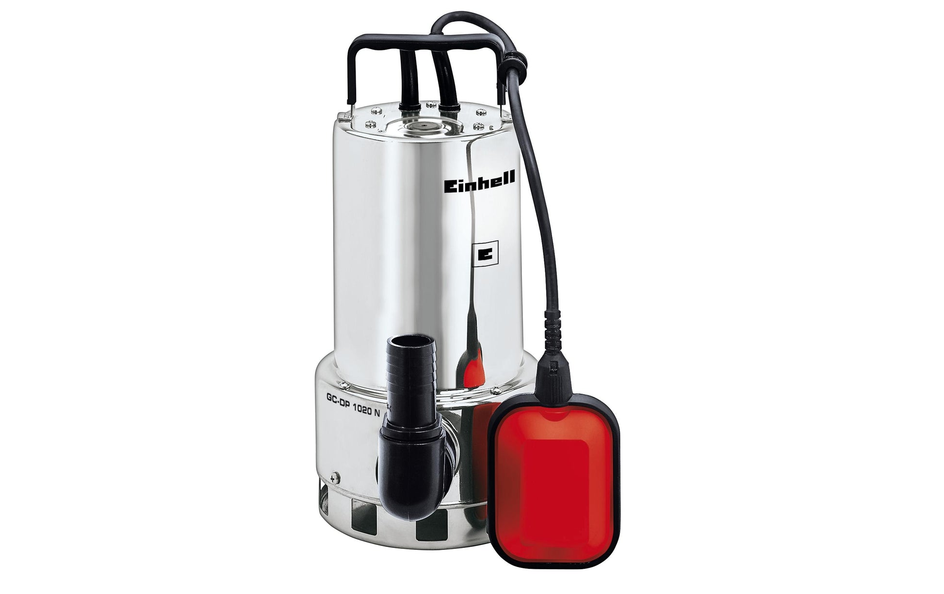 Einhell Schmutzwasserpumpe GC-DP 1020 N – 1000 W, 18000 l/h, Förderhöhe 9 m, Schmutz bis 20 mm, Netzbetrieb