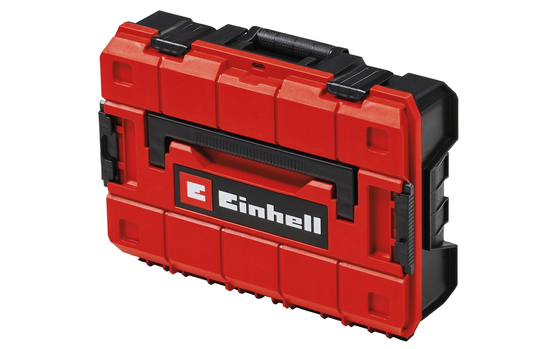 Einhell E-Case S-F Systemkoffer 11 l – leer, mit Trennwänden, mit Klickverschluss, für Einhell E-Case System