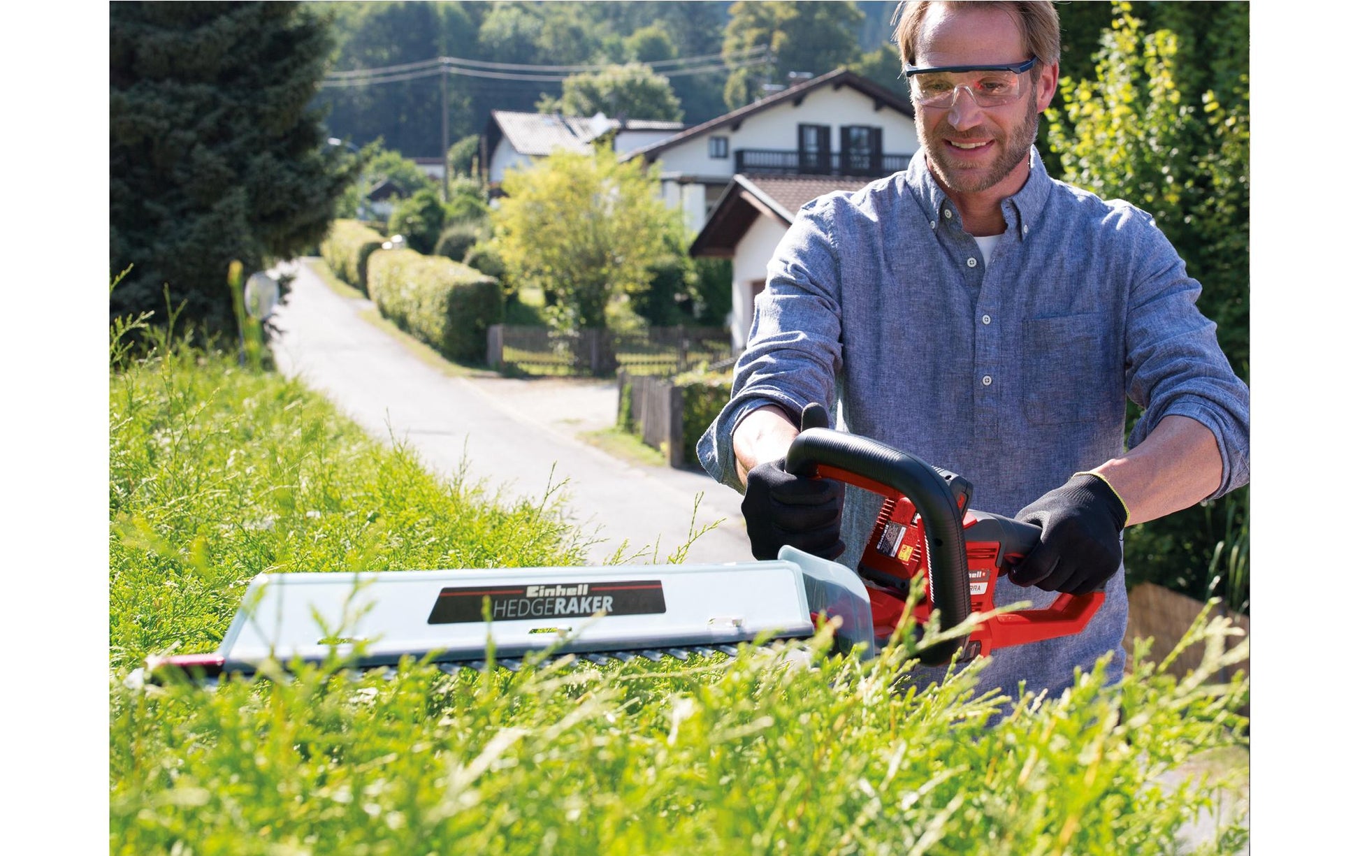 Einhell Arcurra Akku-Heckenschere – Schnittlänge 550 mm – Schwertlänge 620 mm – Solo – Power X-Change