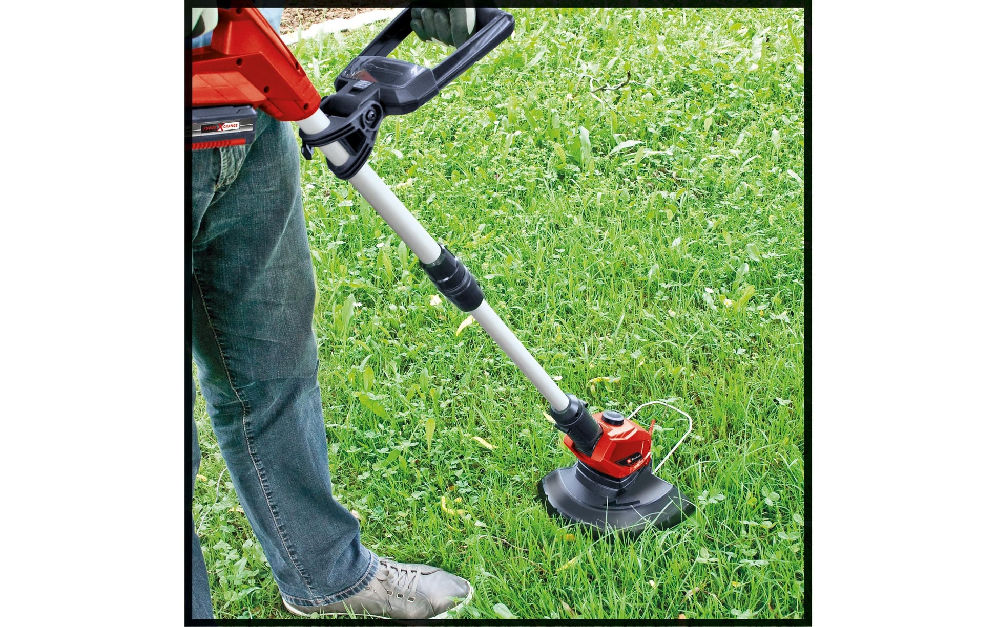 Einhell GE-CT 18 Li Akku-Rasentrimmer – Schnittbreite 18 cm – 1×2,5 Ah & Ladegerät – Power X-Change