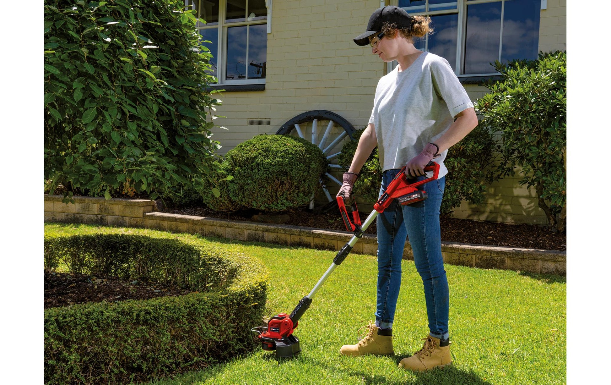 Einhell GE-CT 18/28 TC Akku-Rasentrimmer – 18 V – Schnittbreite 280 mm, Faden – Solo – Power X-Change