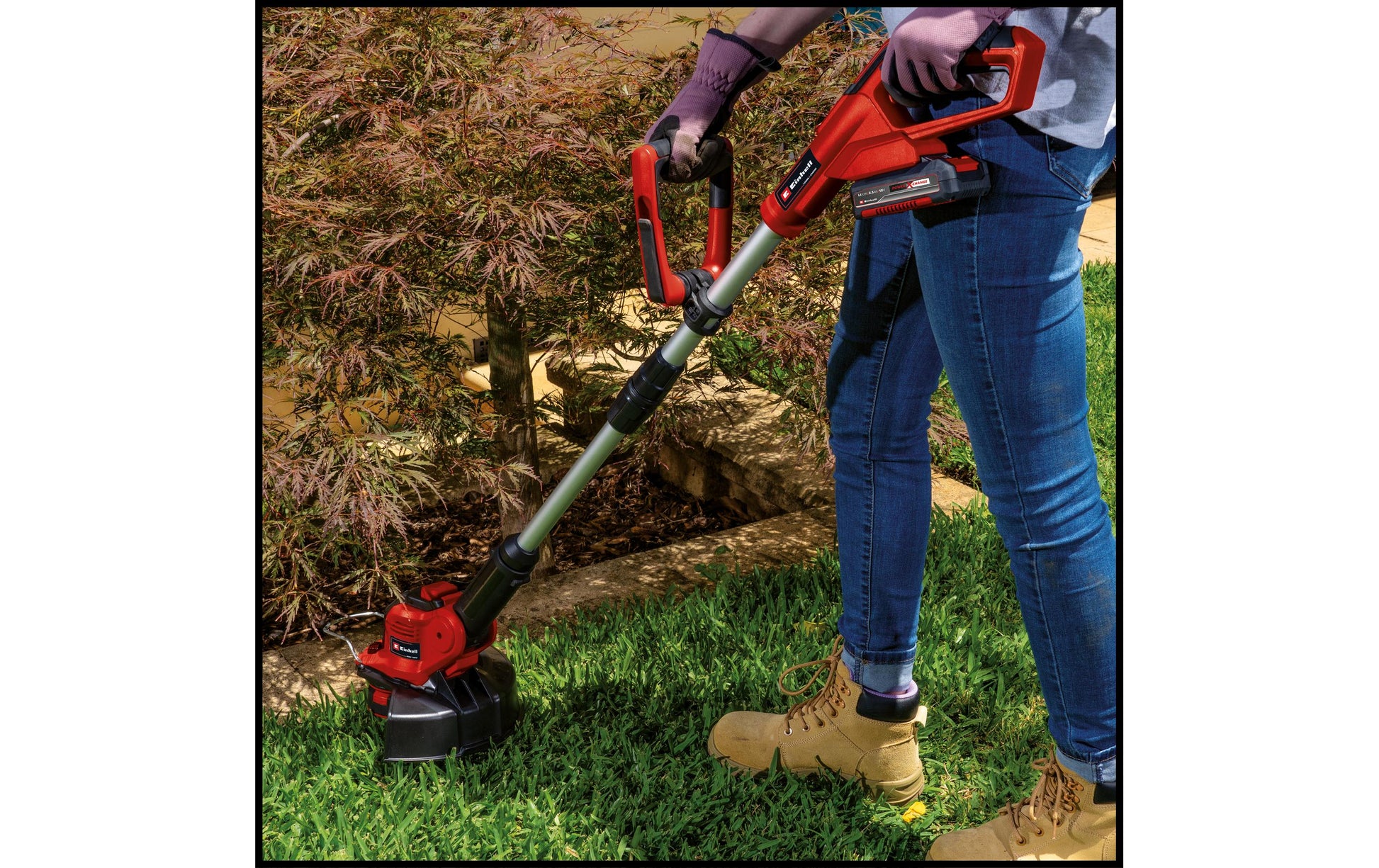 Einhell GE-CT 18/28 TC Akku-Rasentrimmer – 18 V – Schnittbreite 280 mm, Faden – Solo – Power X-Change