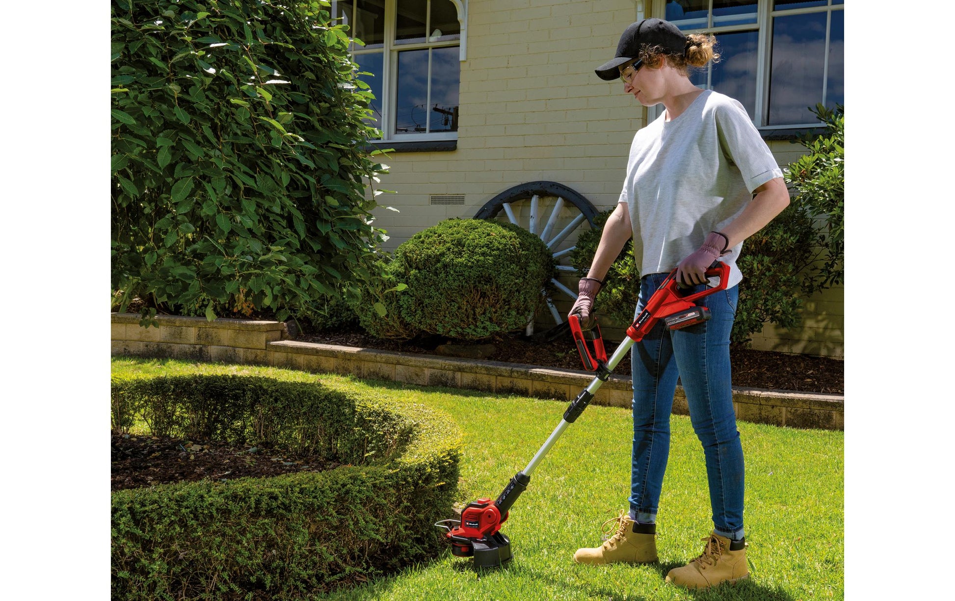 Einhell GE-CT 18/28 Li Akku-Rasentrimmer, bürstenlos – 18 V – 280 mm Schnittbreite – Solo – Power X-Change