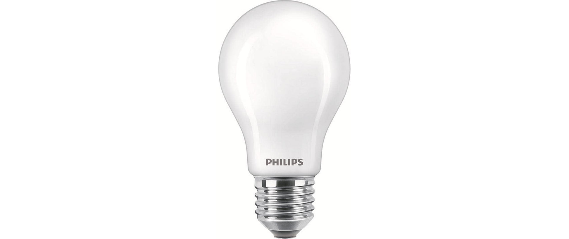Philips by Signify Philips LED-Leuchtmittel E27 A60 – Warmweiss 2700 K, 806 lm, 7 W – 3 Stk. – Weiss, Glas