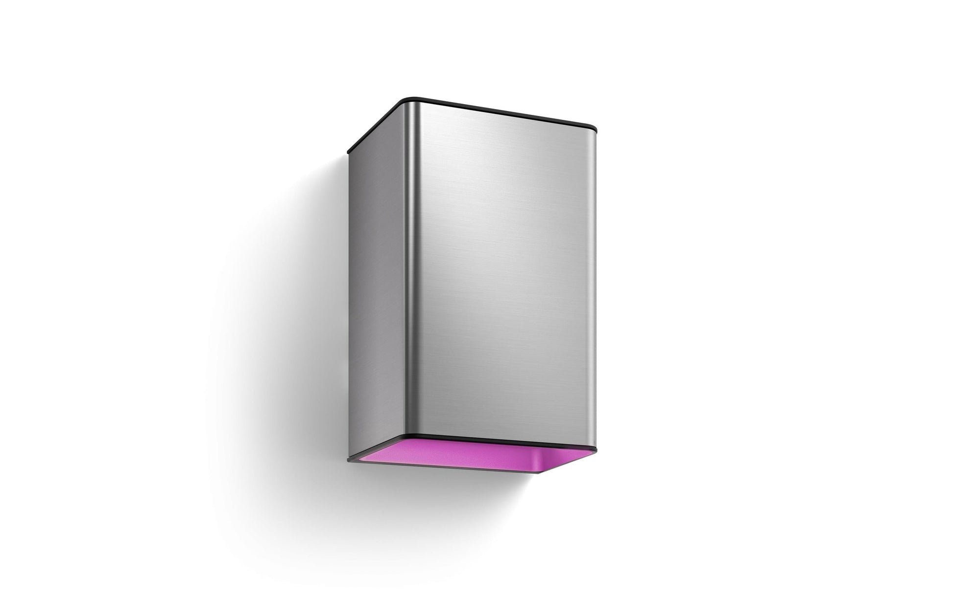 Philips by Signify Philips Hue Aussenwandleuchte – IP44 – Netzbetrieb – ZigBee, Bluetooth – dimmbar – Silber – Edelstahl