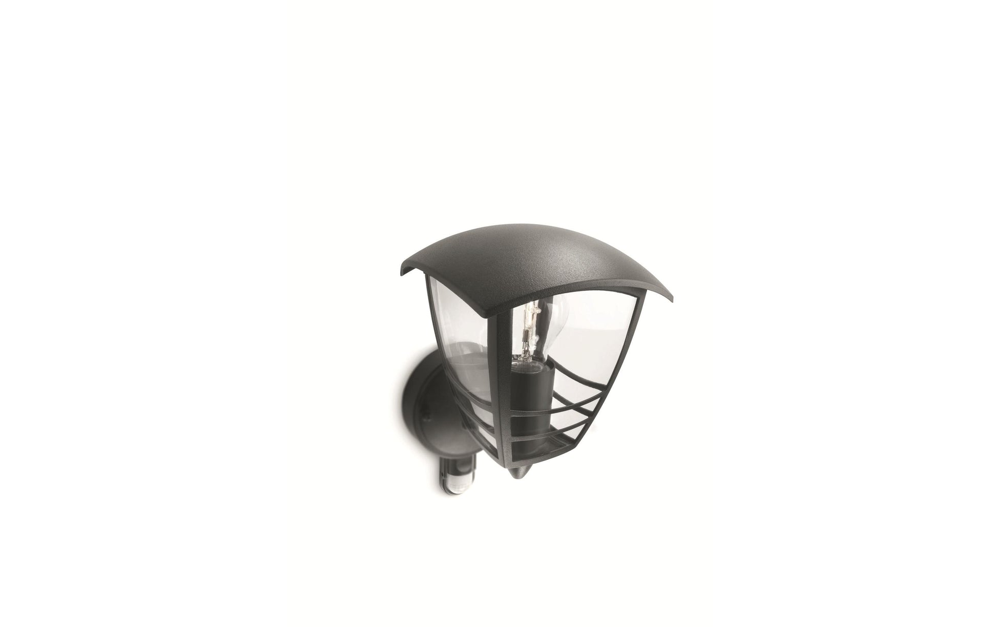 Philips by Signify Philips Aussenwandleuchte – 900 lm, 60 W – IP44 – Netzbetrieb – mit Bewegungsmelder – Schwarz – Aluminium