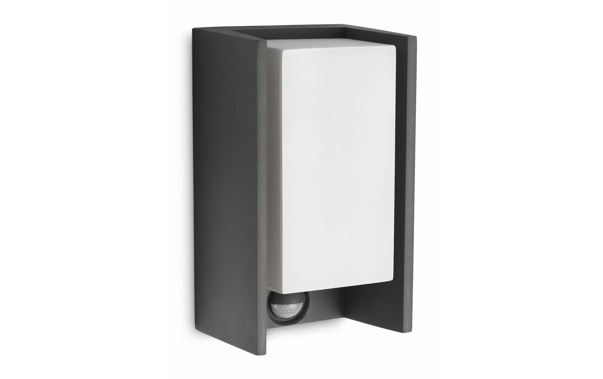 Philips by Signify Philips Aussenwandleuchte – 600 lm, 42 W, IP44, Netzbetrieb, mit Bewegungsmelder, Anthrazit, Aluminium