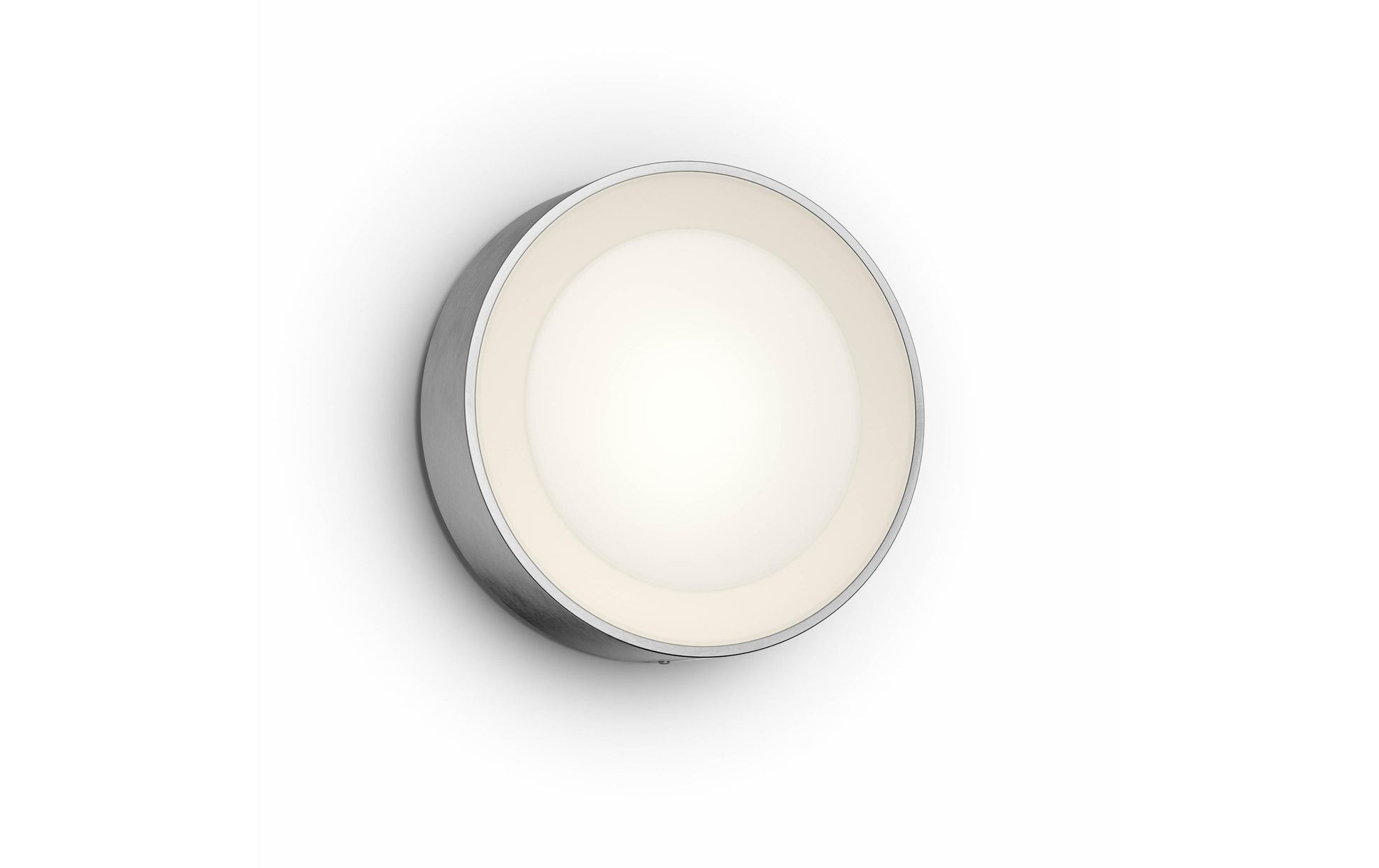 Philips by Signify Philips Hue Aussenwandleuchte – für Philips Hue (Hue Bridge erforderlich), dimmbar, Silber, Edelstahl