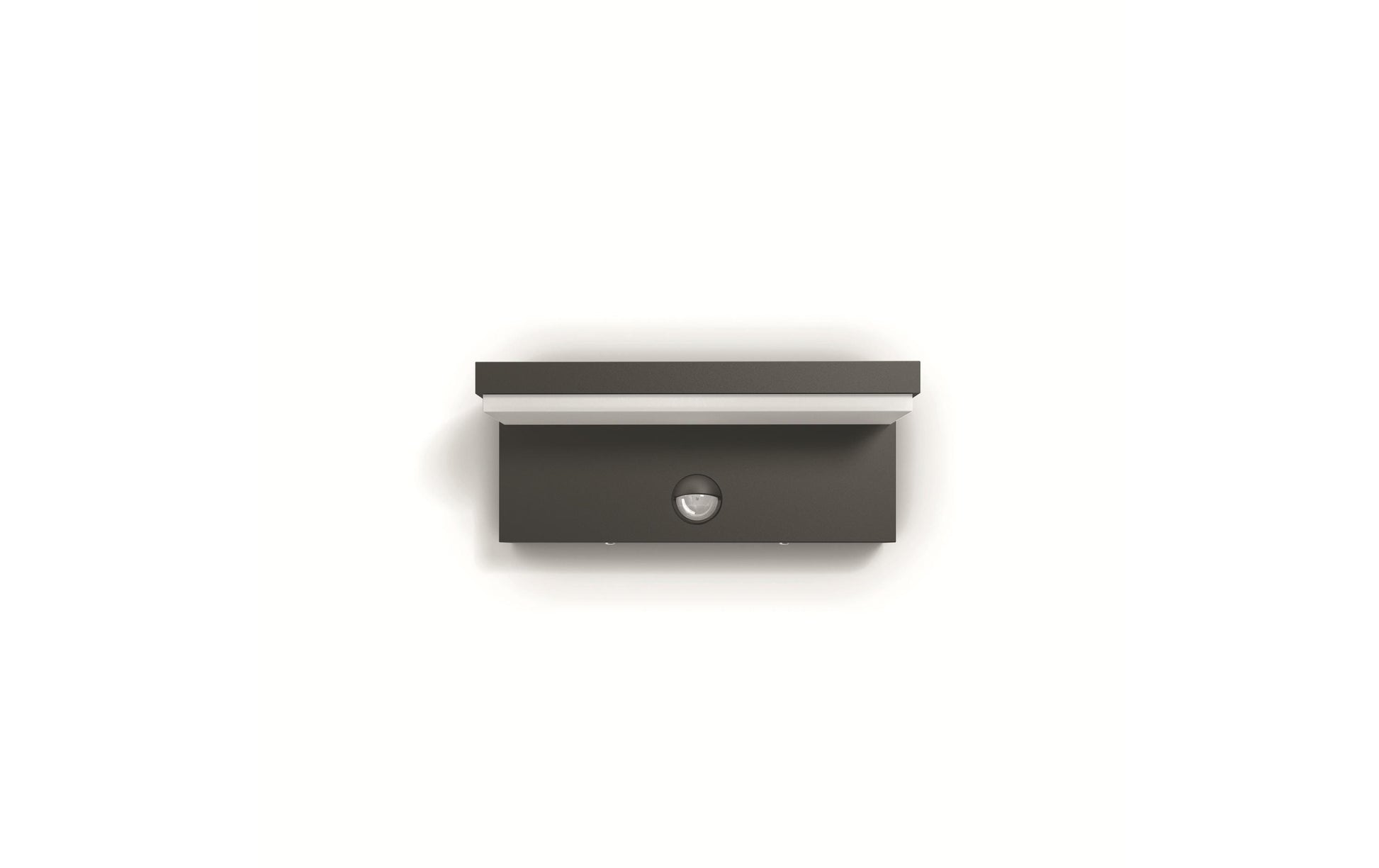 Philips by Signify Philips Aussenwandleuchte – 2700 K – IP44 – Netzbetrieb – mit Bewegungsmelder – Anthrazit – Kunststoff