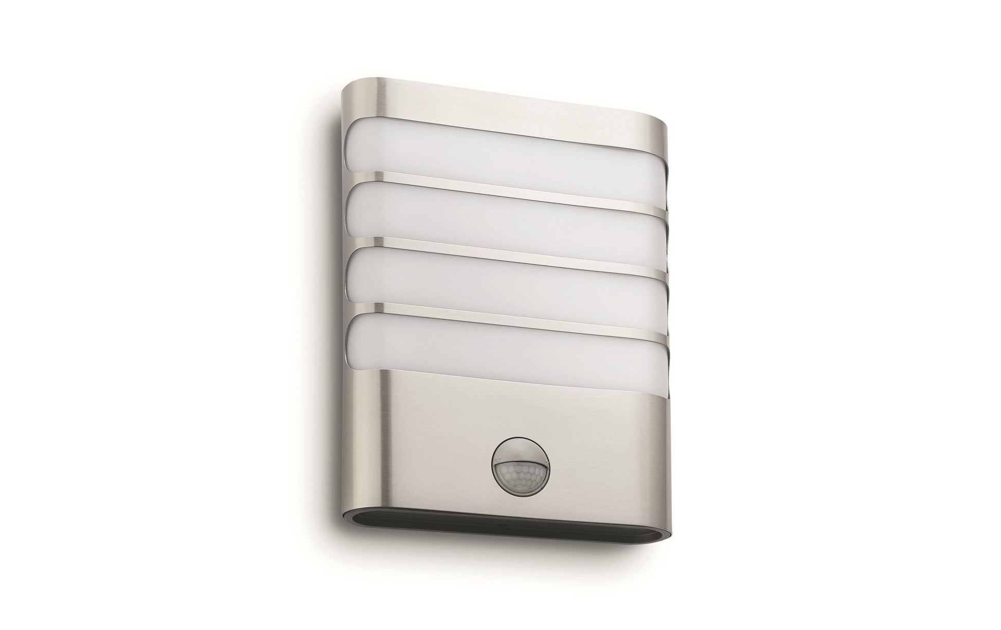 Philips by Signify Philips Aussenwandleuchte – 400 lm, 4 W, Warmweiss, IP44 – mit Bewegungsmelder