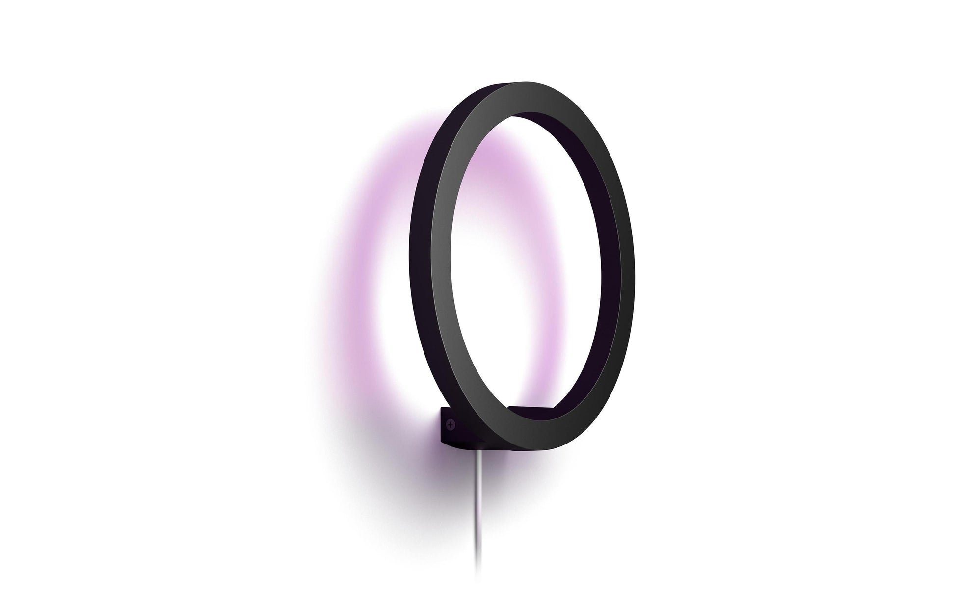 Philips by Signify Philips Hue Wandleuchte Sana – 25,5 × 5,2 cm, 1200–1400 lm, 20 W, 2000–6500 K, dimmbar, für Hue, schwarz