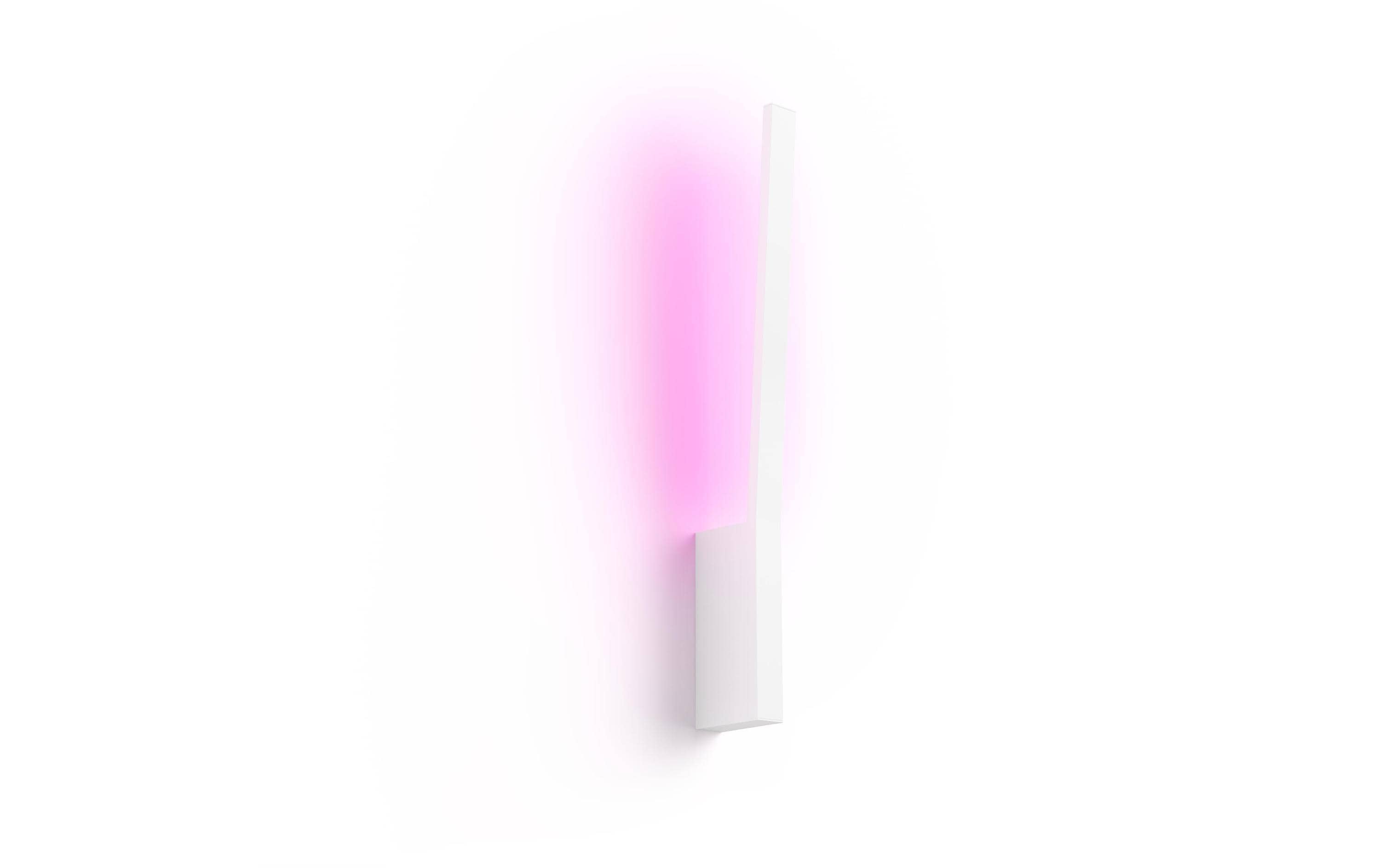 Philips by Signify Philips Hue Wandleuchte Liane – 2000–6500 K, 850 lm, 12,2 W, dimmbar, BT, für Philips Hue, weiss