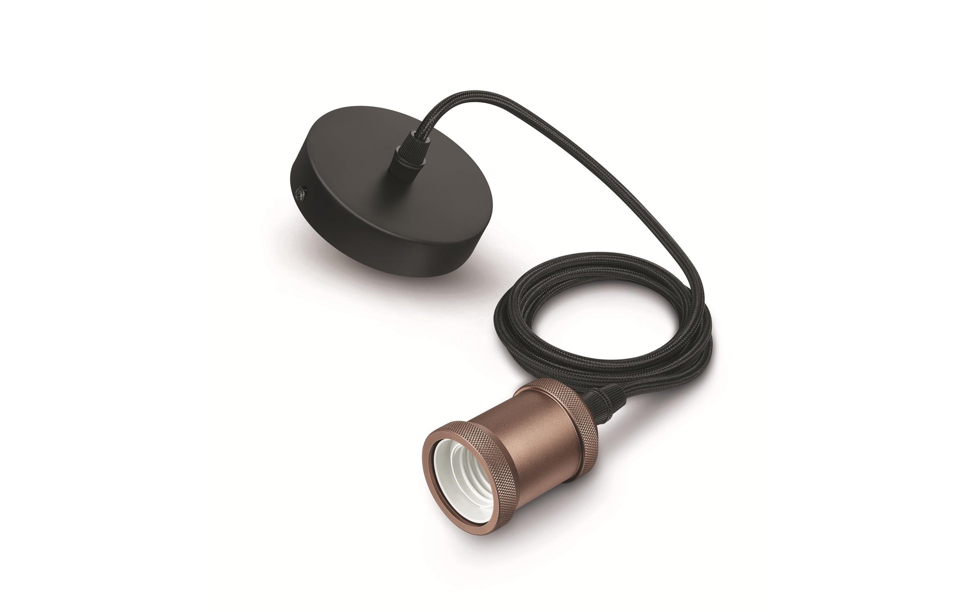 Philips by Signify Philips Vintage Schnurpendel – Ø 54,5 × 55 cm, 3600 lm, 40 W, 2700 K, bronze, E27, exkl. Leuchtmittel