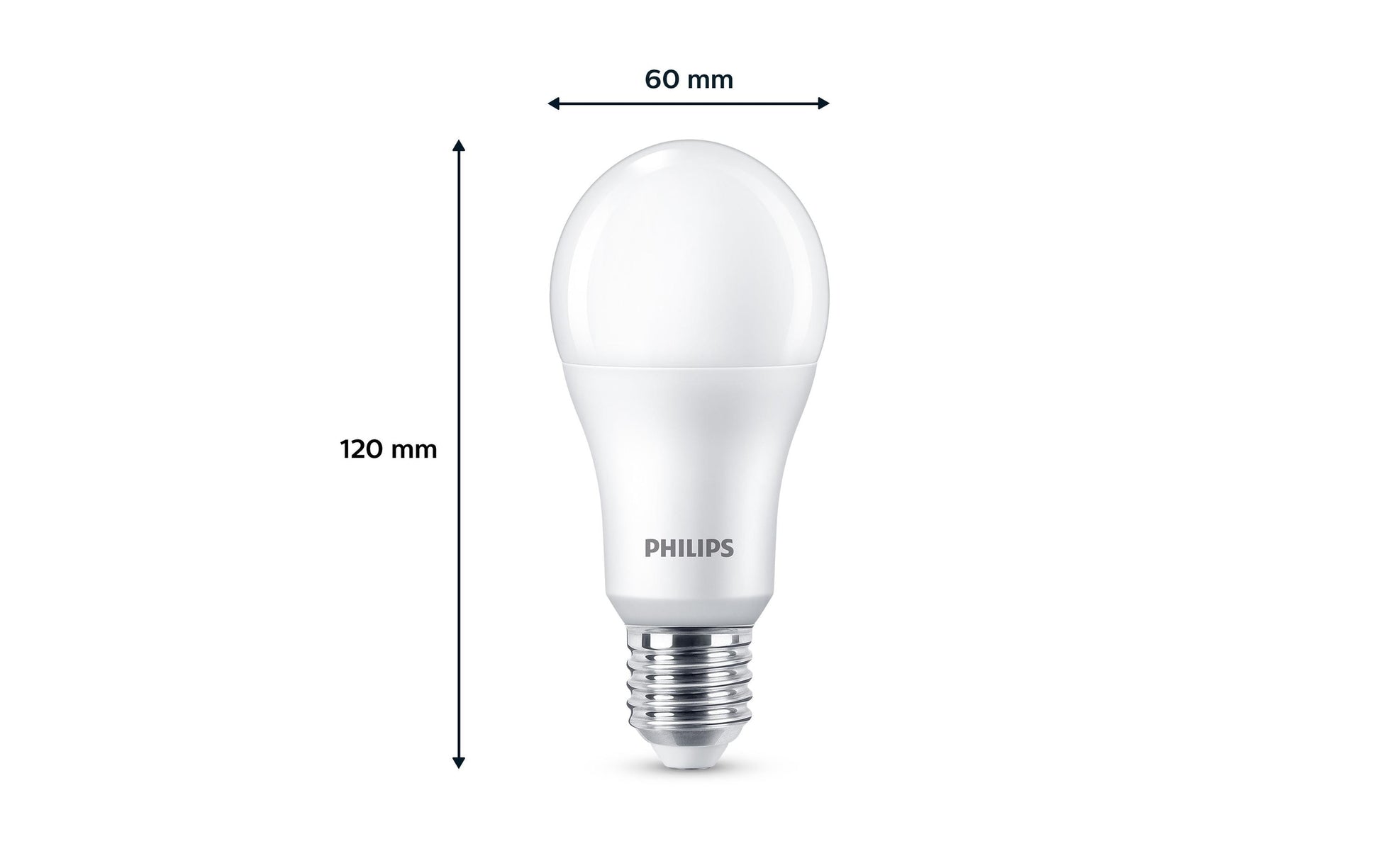Philips by Signify Philips Leuchtmittel E27 A-Form – Warmweiss 2700 K, 1521 lm, 13 W