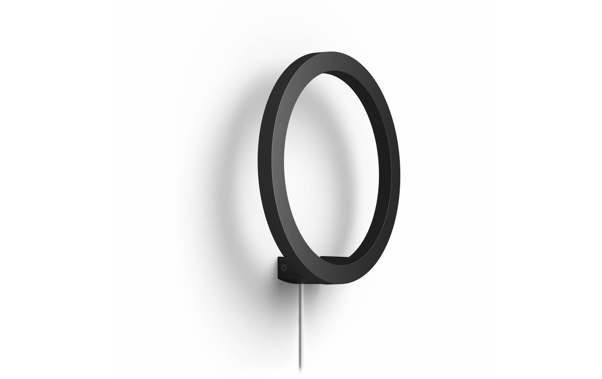 Philips by Signify Philips Hue Wandleuchte Sana – 25,5 × 5,2 cm, 1200–1400 lm, 20 W, 2000–6500 K, dimmbar, für Hue, schwarz