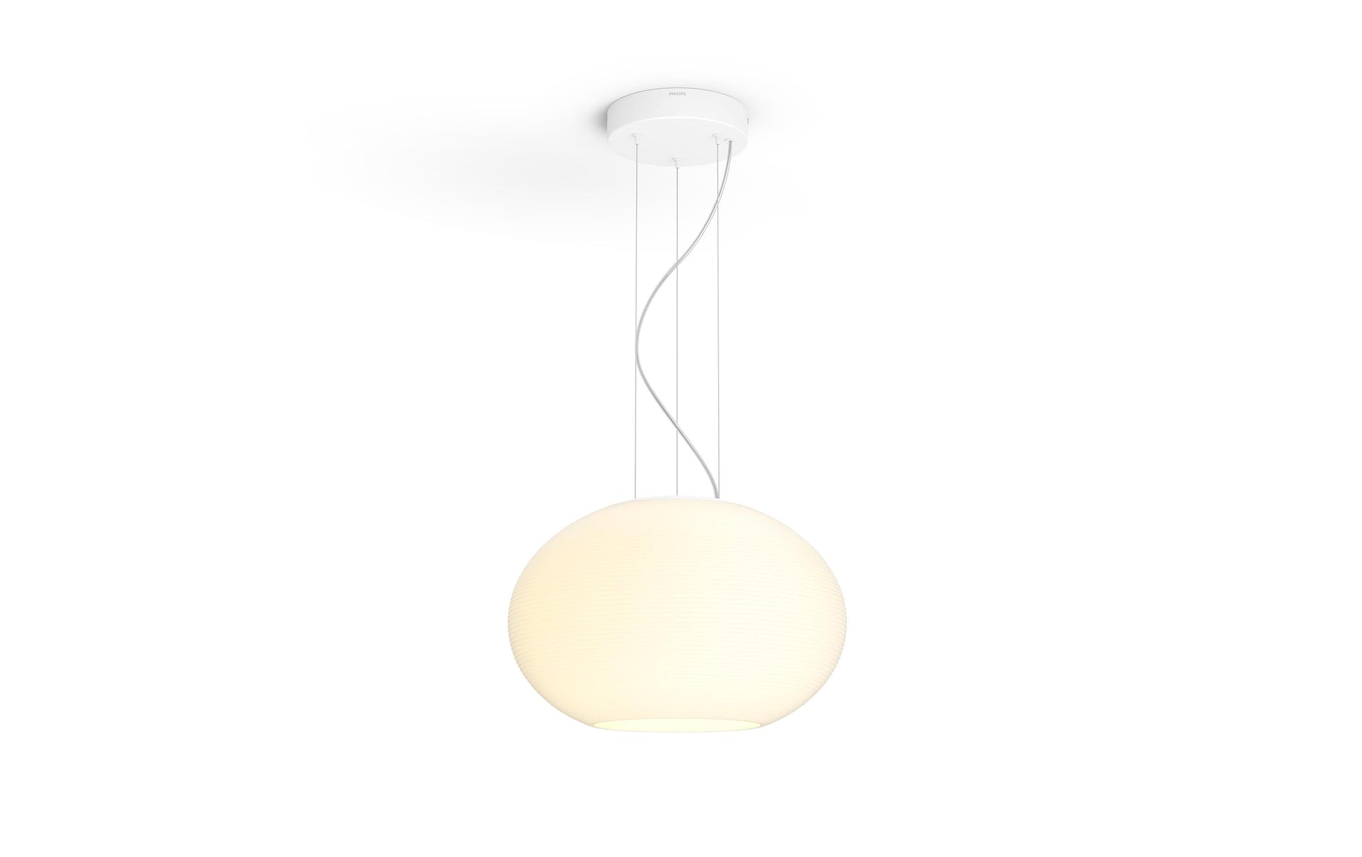 Philips by Signify Philips Hue Deckenleuchte Flourish – 40,1 × 40,1 cm, 2750 lm, 39,5 W, 2000–6500 K, dimmbar, weiss