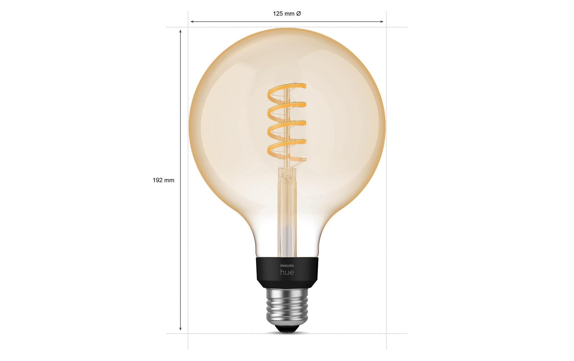 Philips by Signify Philips Hue Smart-Leuchtmittel E27 White Ambiance – 375 lm, 2700 K, WLAN/App, dimmbar