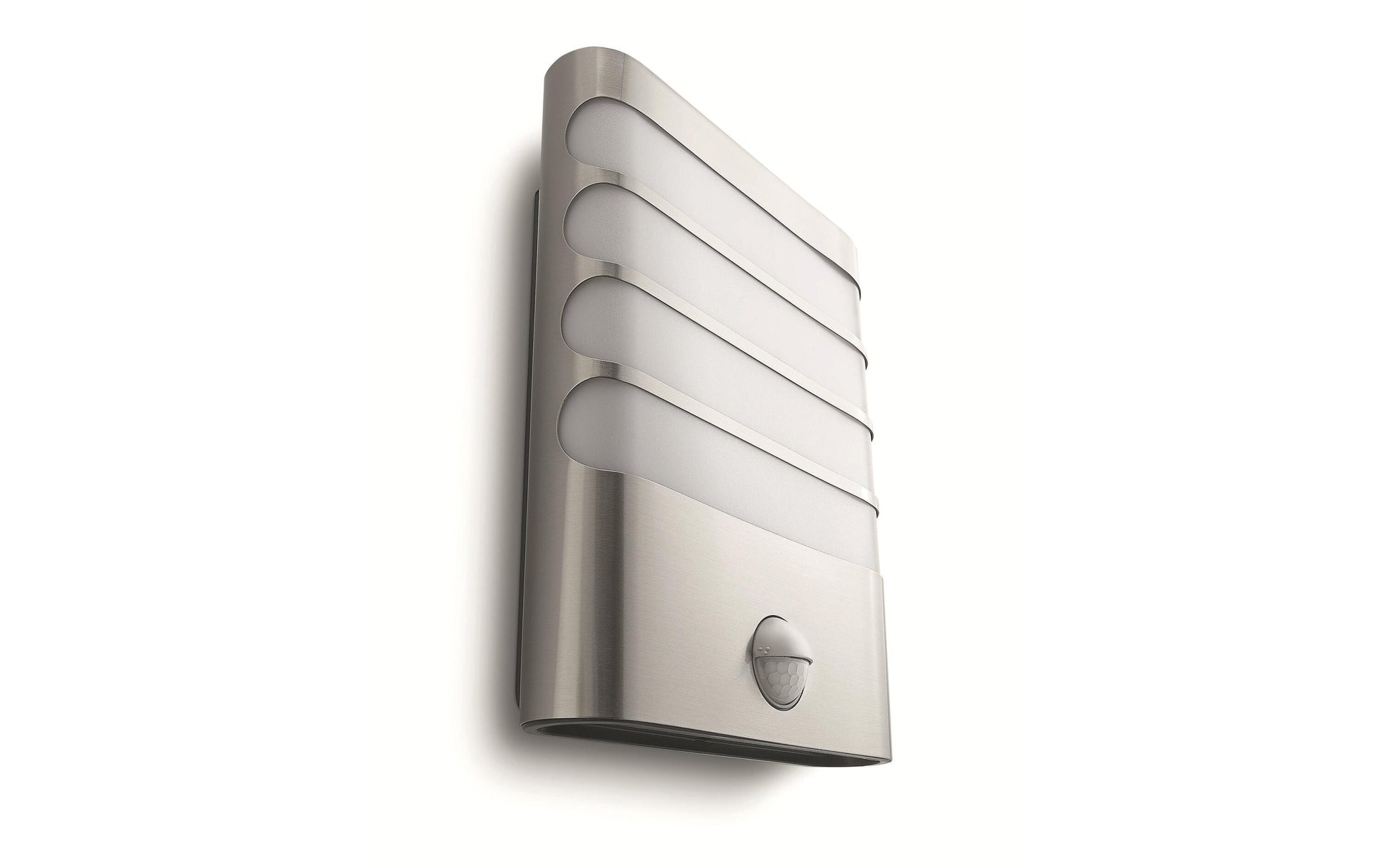 Philips by Signify Philips Aussenwandleuchte – 400 lm, 4 W, Warmweiss, IP44 – mit Bewegungsmelder