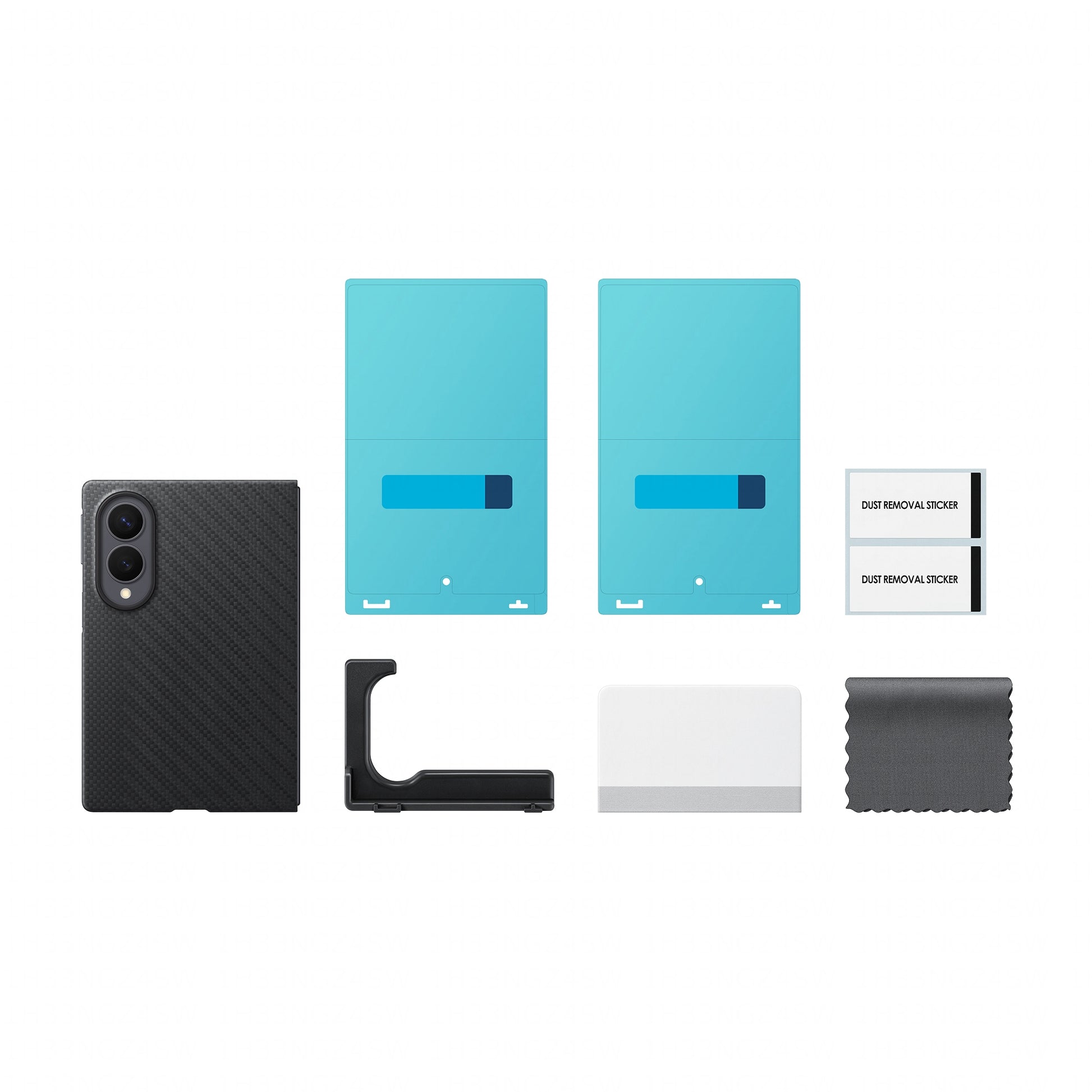 Samsung Fold Wide Backcover – für Samsung Galaxy Z Fold8, Kohlefaser, Schwarz