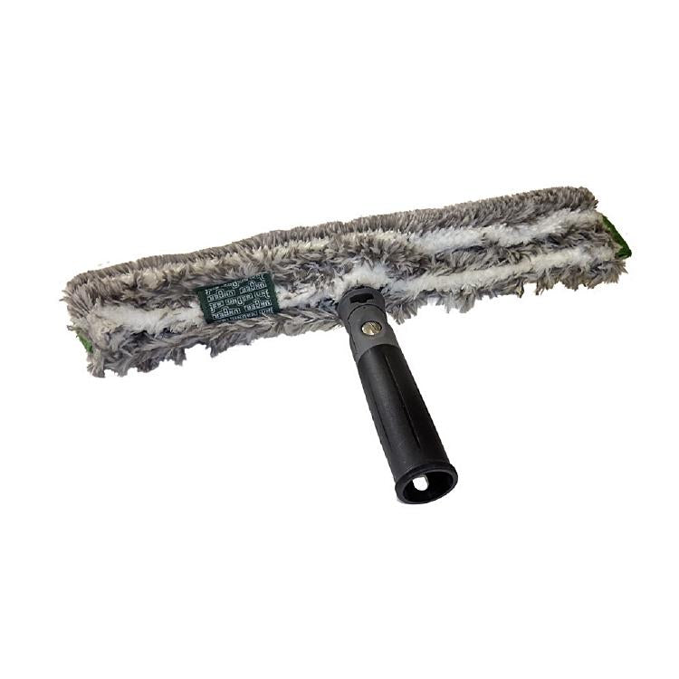 Unger Flachwischer Ergotec Ninja – 35 cm – Aluminium – Schwarz – für Unger Teleskopstangen