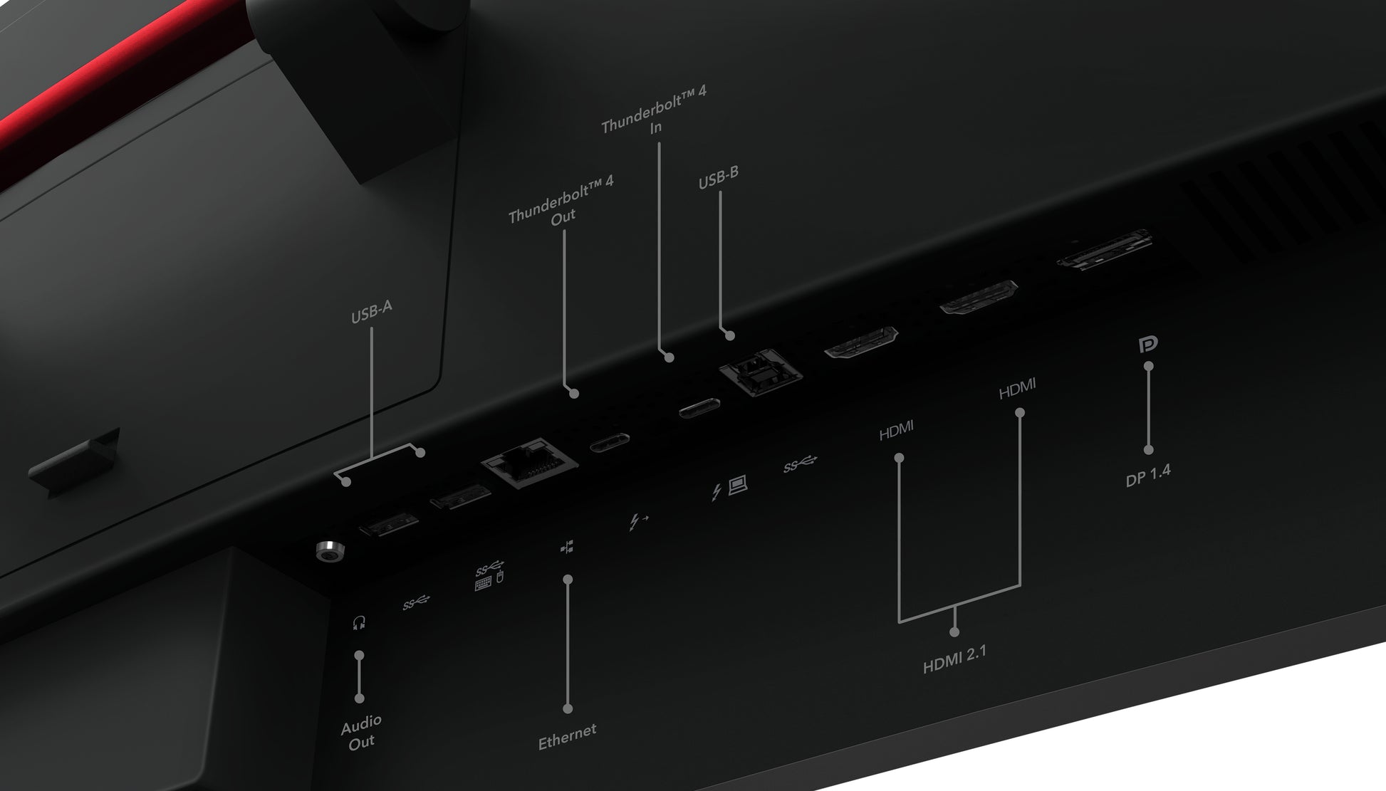Lenovo ThinkVision P49w-30 – 49" Curved 3800R, 5120 × 1440 (DQHD), IPS, USB-C 100 W, KVM, LAN