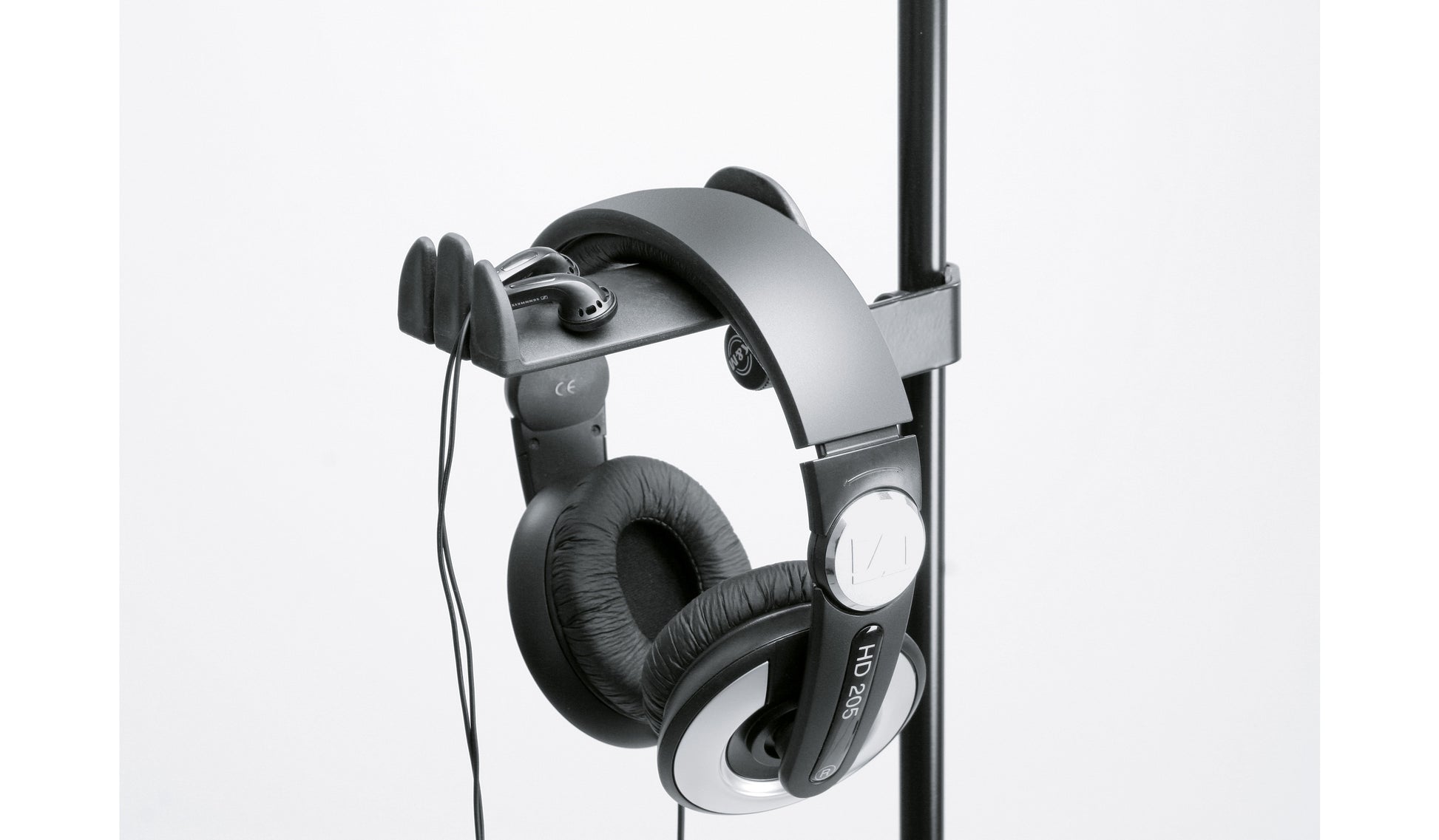 König & Meyer 16080 – Headset-Ständer – für Mikrofonständer – Stahl – Schwarz