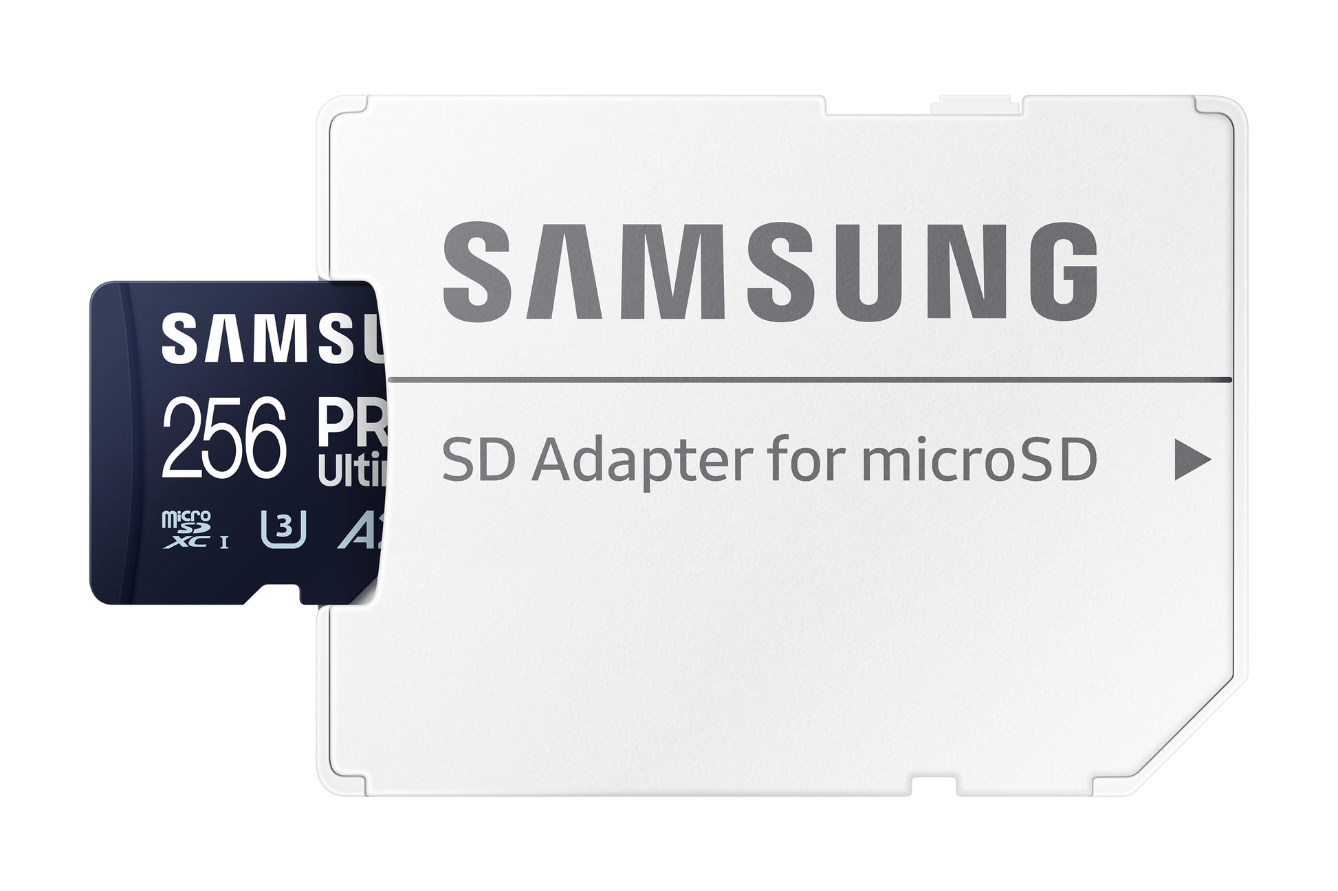 Samsung MB-MY256S microSDXC 256 GB – UHS-I, U3, V30, A2, 200/130 MB/s, inkl. SD-Adapter, Blau