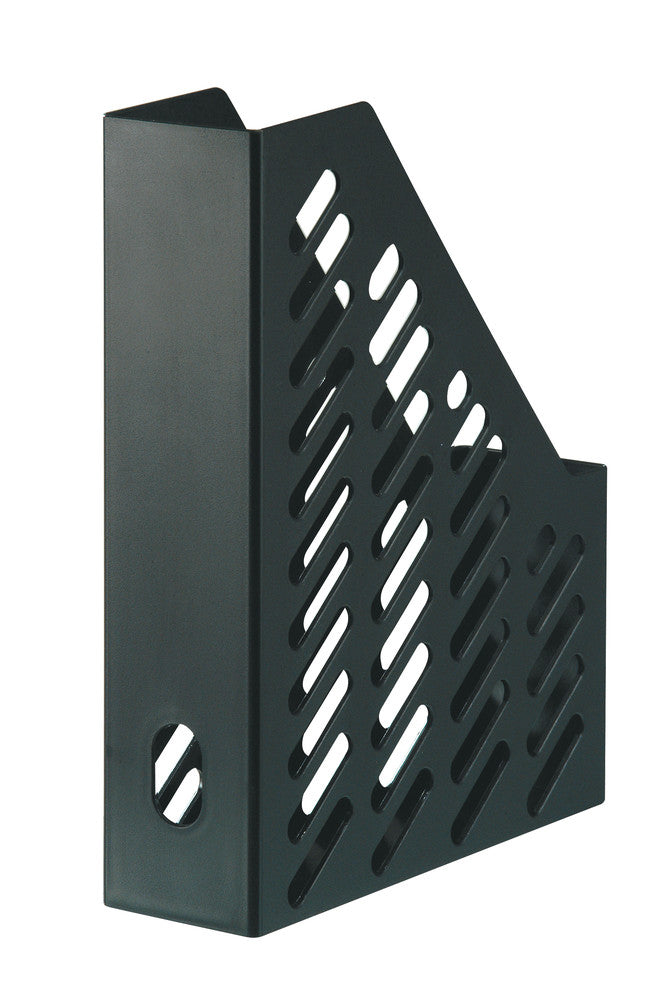 HAN Stehsammler – C4 – Kunststoff (recycelt) – Schwarz – Daumenbohrung – 76 × 248 × 320 mm – 10 Stk.