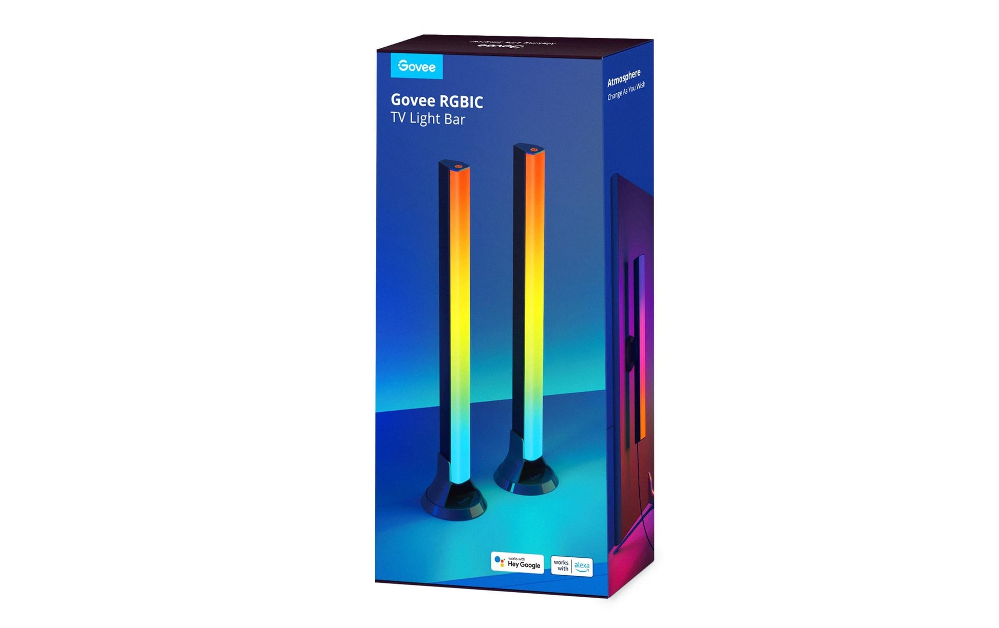 Govee Flow Plus H6046 TV-Backlight-Set – RGBIC, Wi‑Fi + Bluetooth – Schwarz